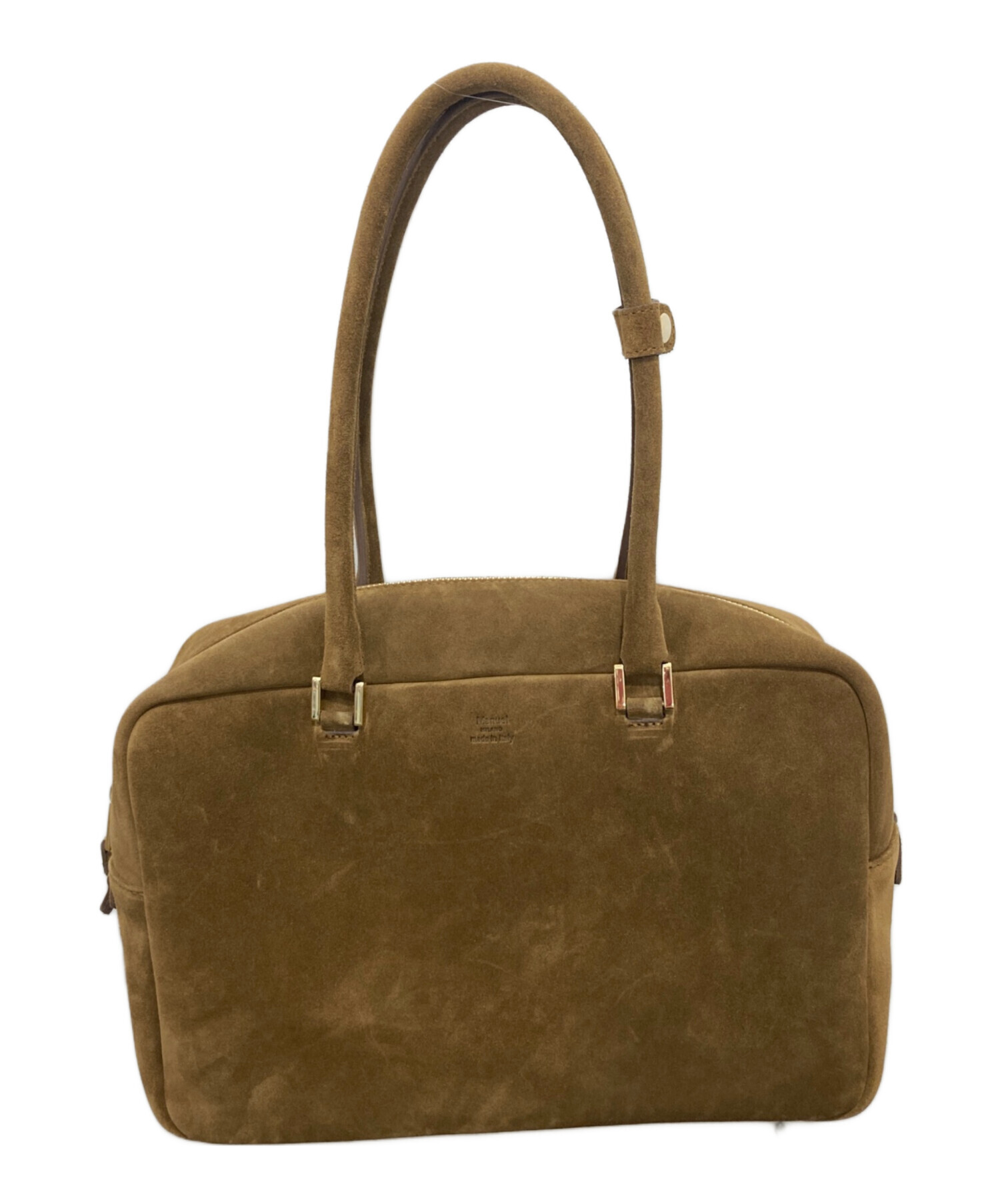 Manuel MILANO マニュエルミラノ スエード ボストンバッグ 中古・古着通販】Manuel MILANO (マニュエルミラノ) スエードボストン