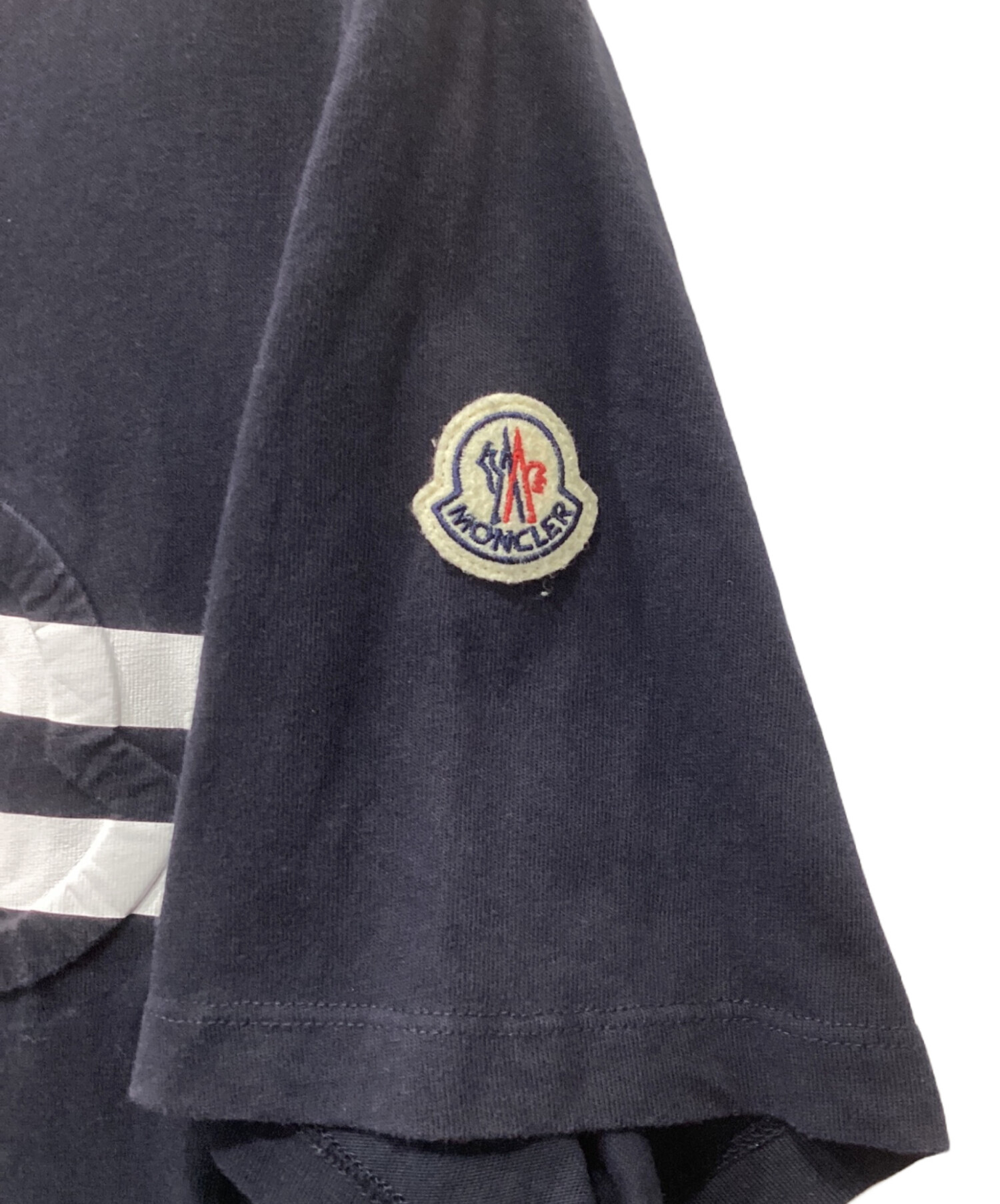 中古・古着通販】MONCLER (モンクレール) MAGLIA T-SHIRT ネイビー