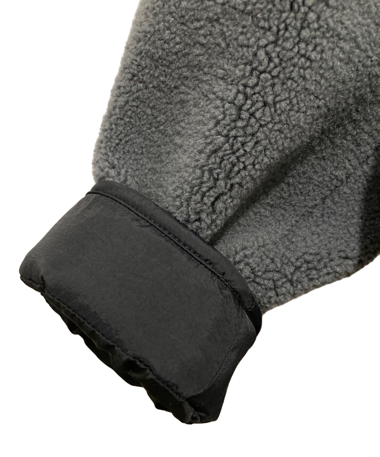 中古・古着通販】SHIPS (シップス) ボア 配色 フード ブルゾン グレー