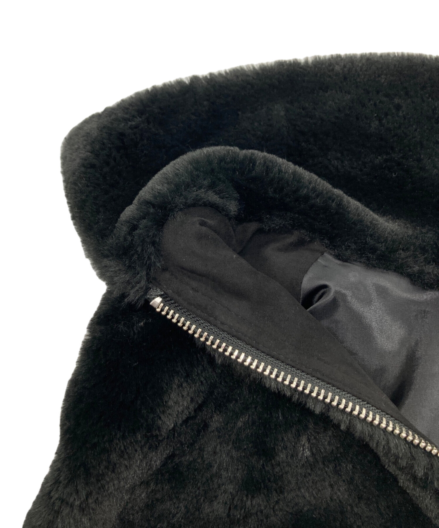 中古・古着通販】MONKEY TIME (モンキータイム) FAUX FUR ZIP BLSN