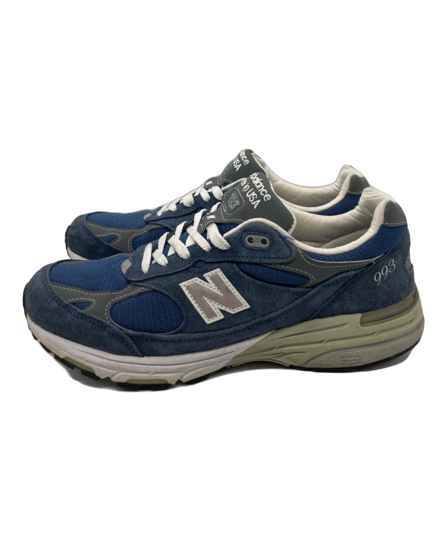 c*0様 New Balance 993 ダークブルー スニーカー 中古・古着通販】NEW BALANCE (ニューバランス) 993ローカット