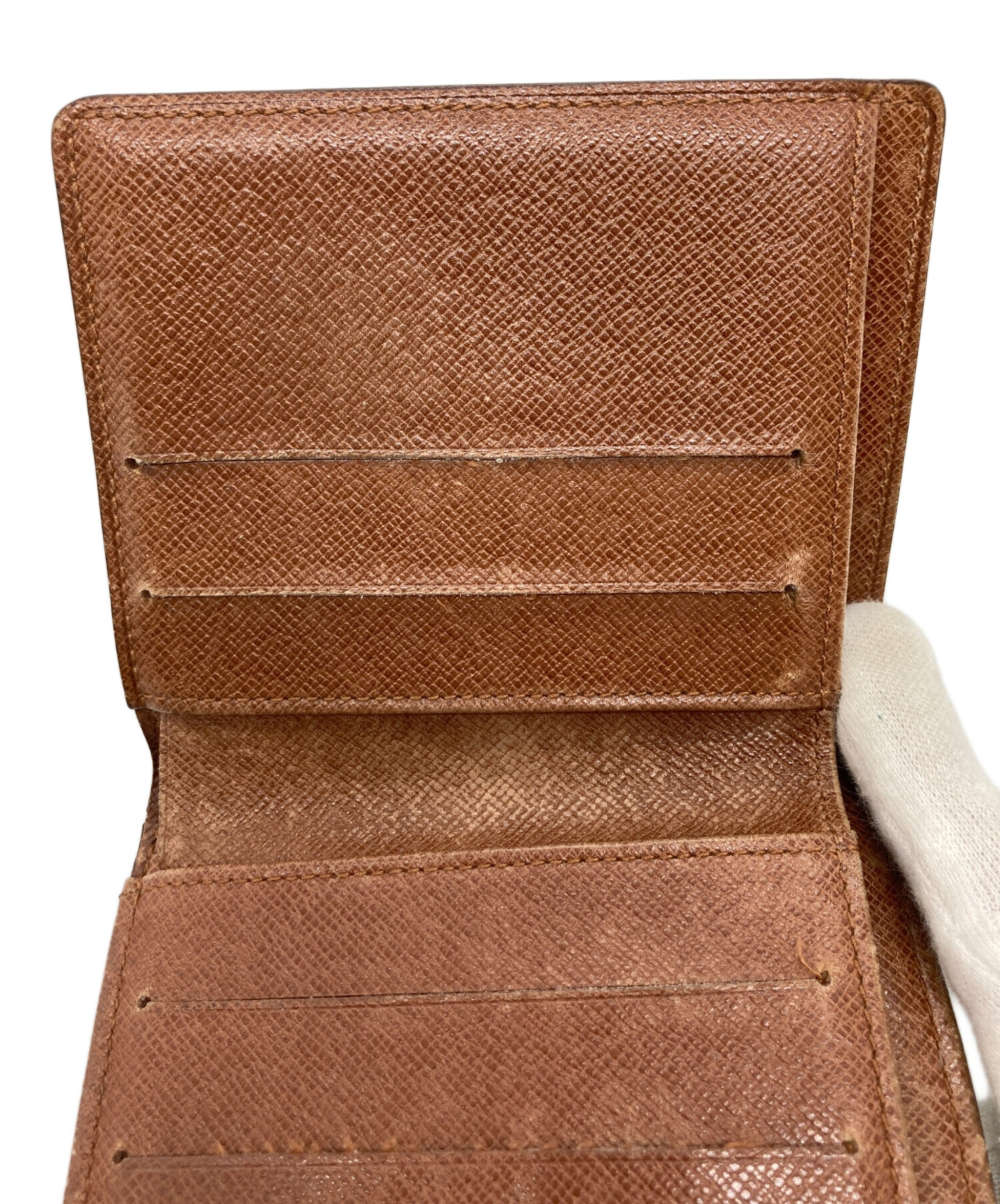 ルイヴィトン 財布 中古 中古・古着通販】LOUIS VUITTON (ルイ ヴィトン) 2つ折り財布 ブラウン