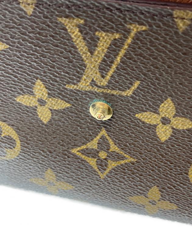 ルイヴィトン 2つ折り財布 中古・古着通販】LOUIS VUITTON (ルイ ヴィトン) 2つ折り財布 ブラウン