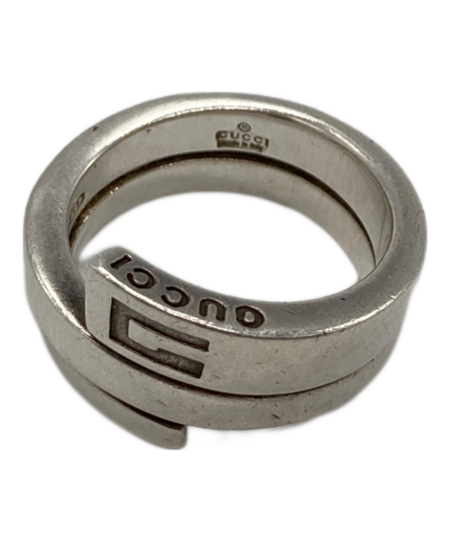 中古・古着通販】GUCCI (グッチ) スパイラルリング シルバー サイズ:12