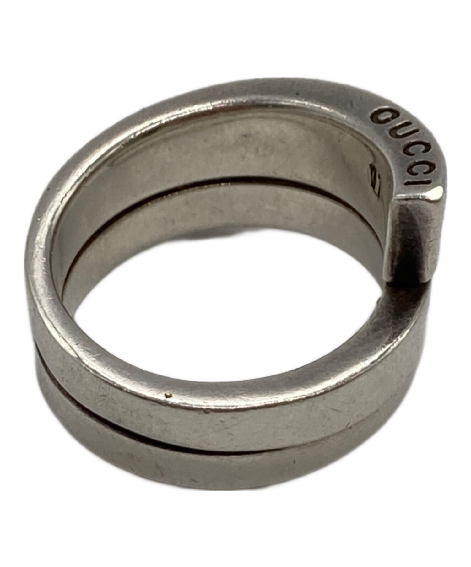 中古・古着通販】GUCCI (グッチ) スパイラルリング シルバー サイズ:12