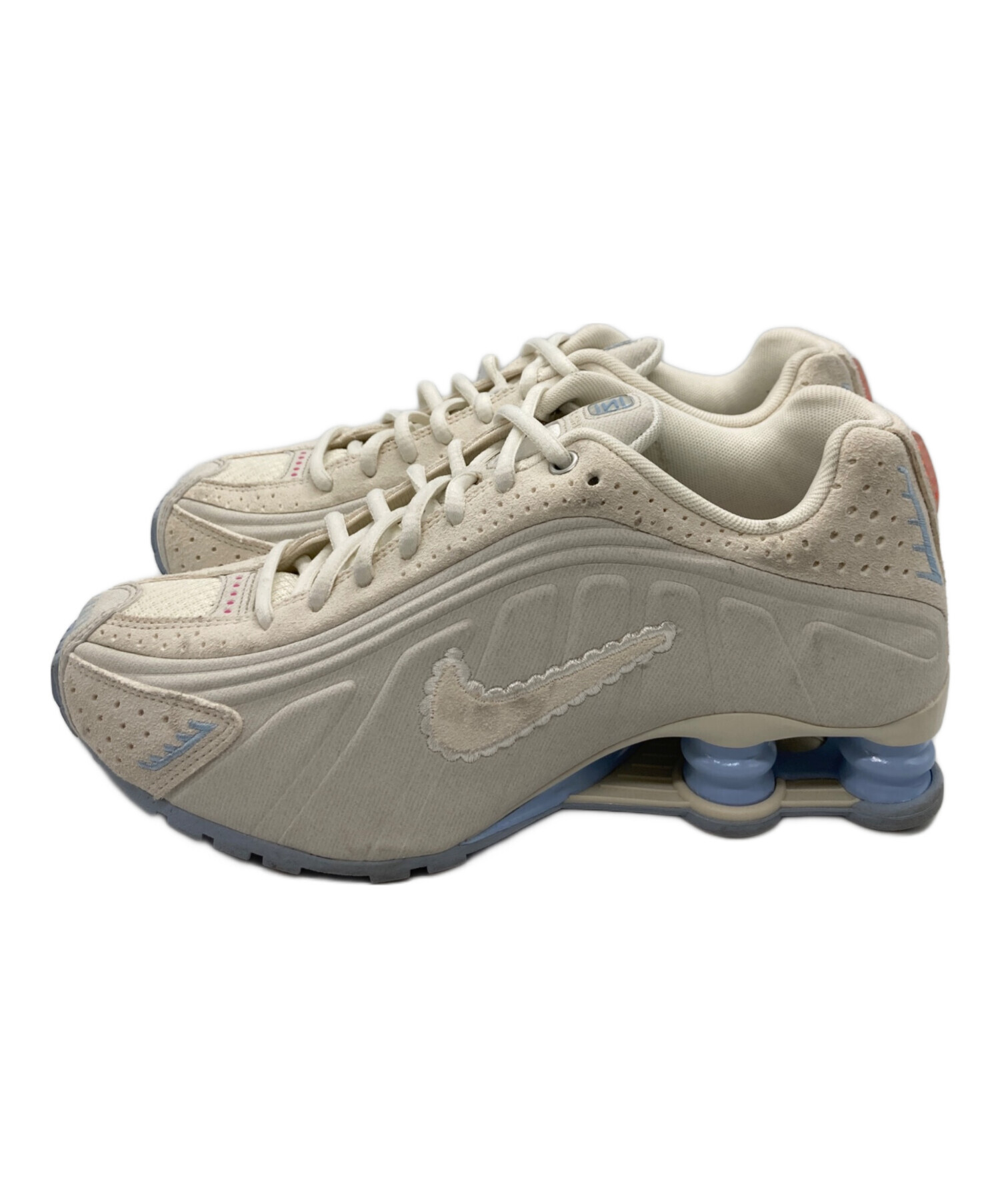 中古・古着通販】NIKE (ナイキ) SHOX R4 SE アイボリー サイズ:24cm 