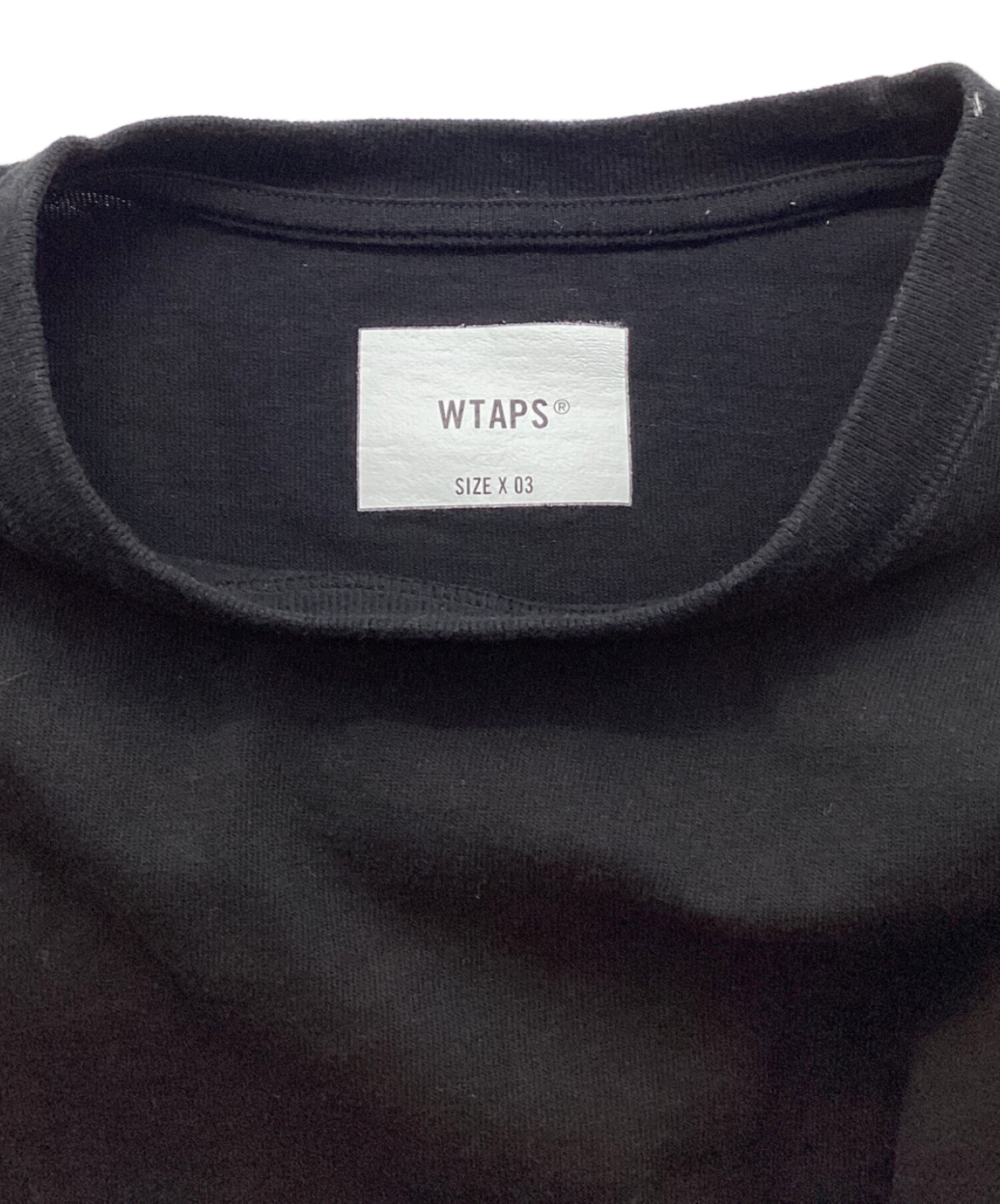 メンズ WTAPS ALL 02 LS COTTON BLACK ダブルタップス