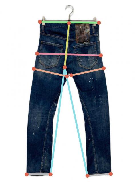 中古・古着通販】DSQUARED2 (ディースクエアード) Dark Reveal Wash