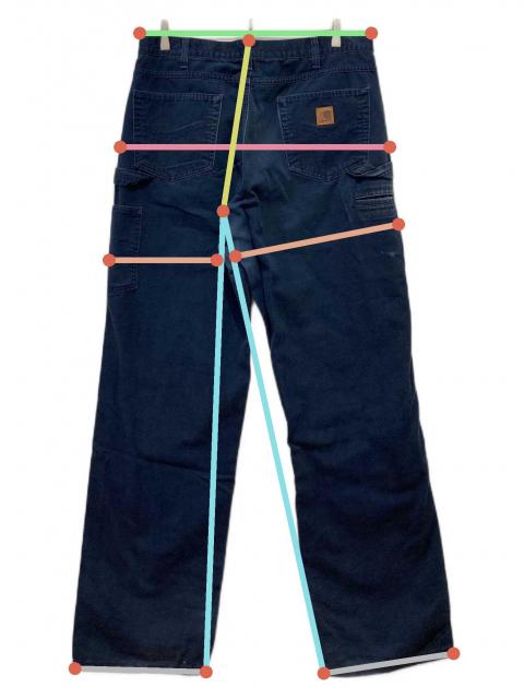 中古・古着通販】CarHartt (カーハート) ペインターパンツ ネイビー