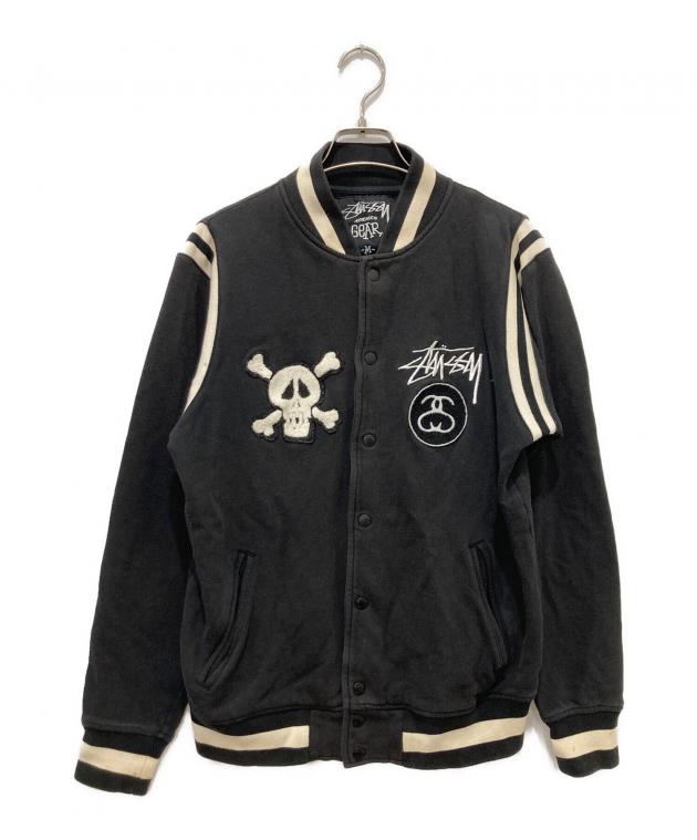 中古・古着通販】stussy (ステューシー) クロスボーンスカルスタジャン
