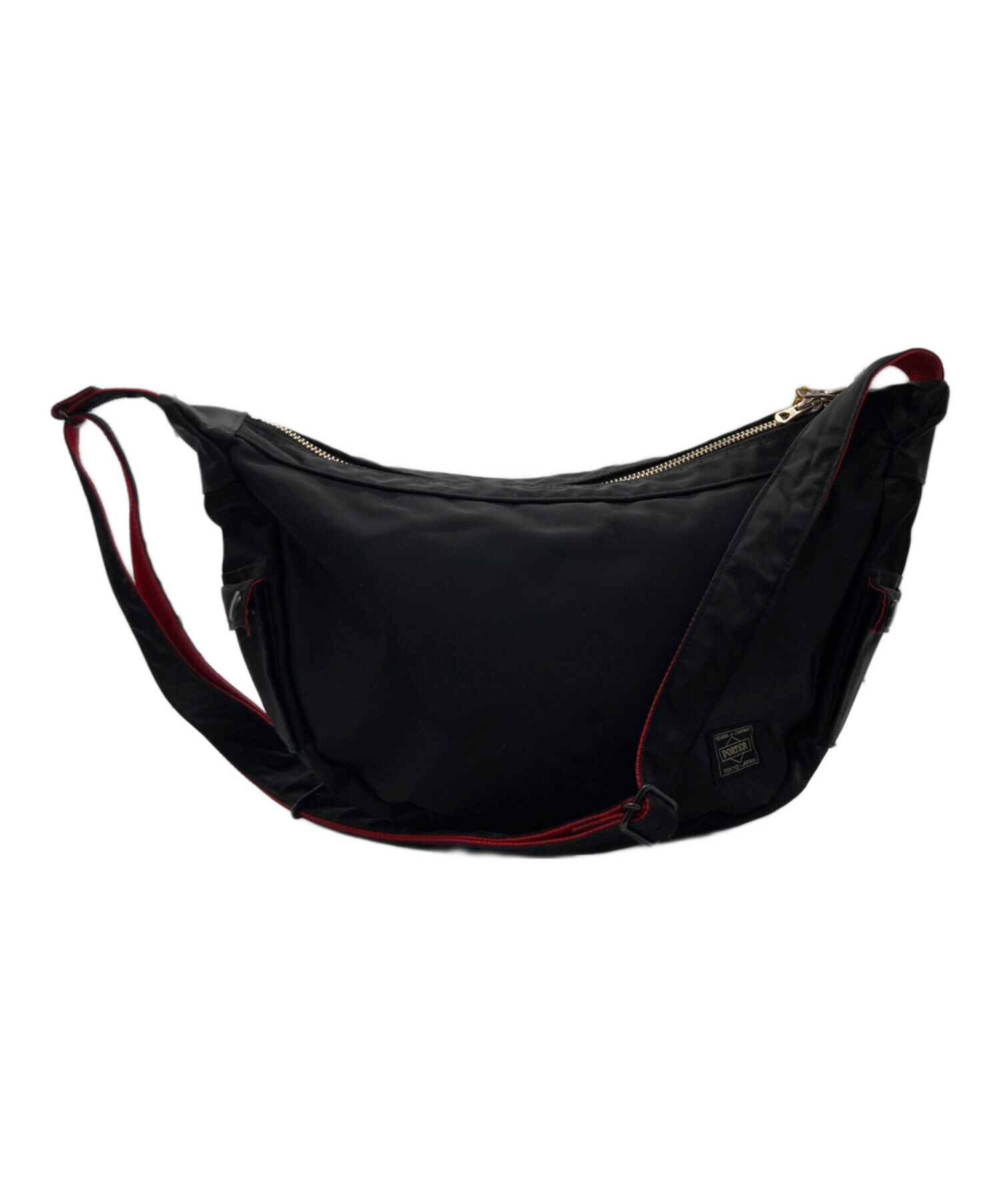 中古・古着通販】PORTER (ポーター) ショルダーバッグ ブラック