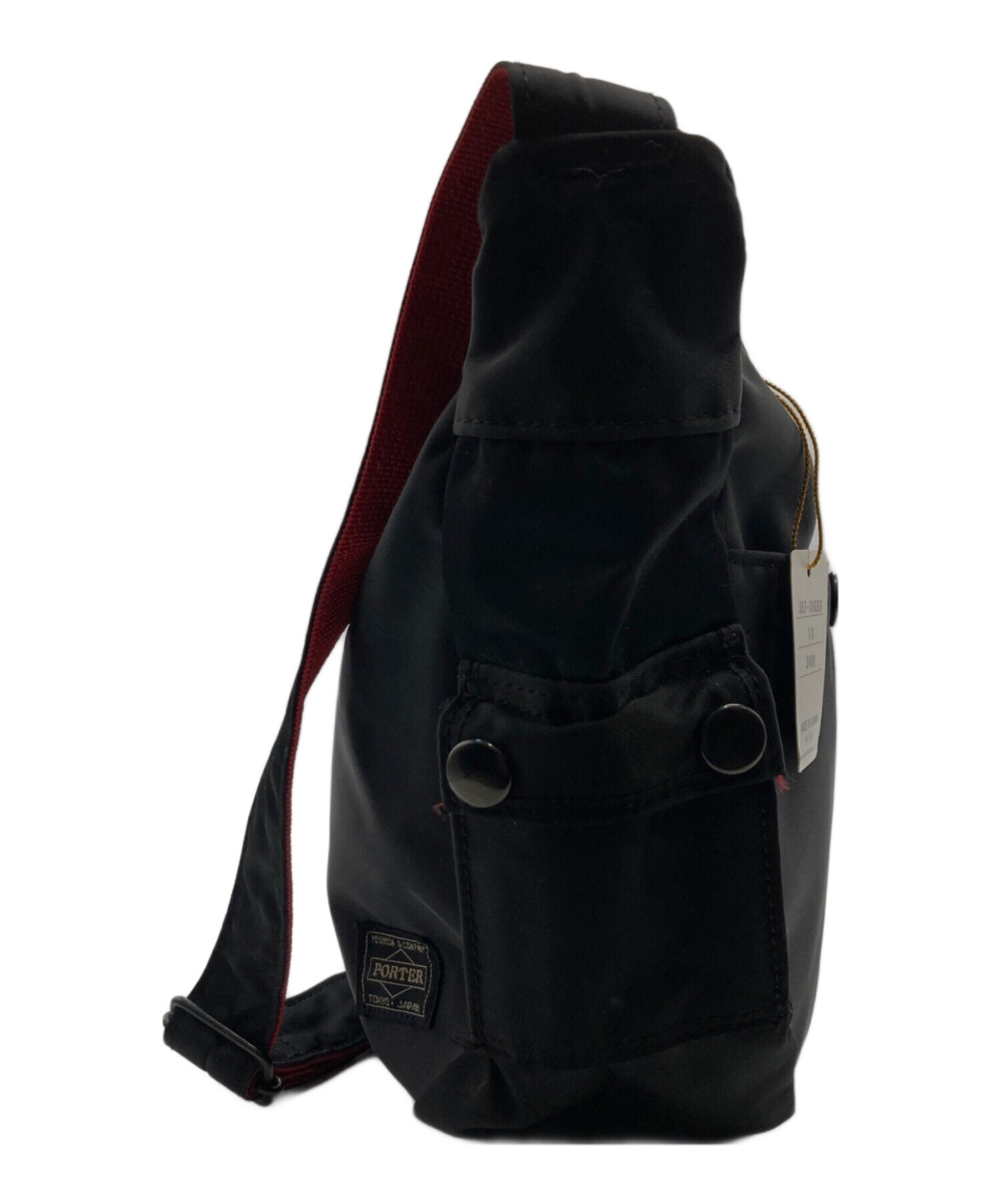 中古・古着通販】PORTER (ポーター) ショルダーバッグ ブラック