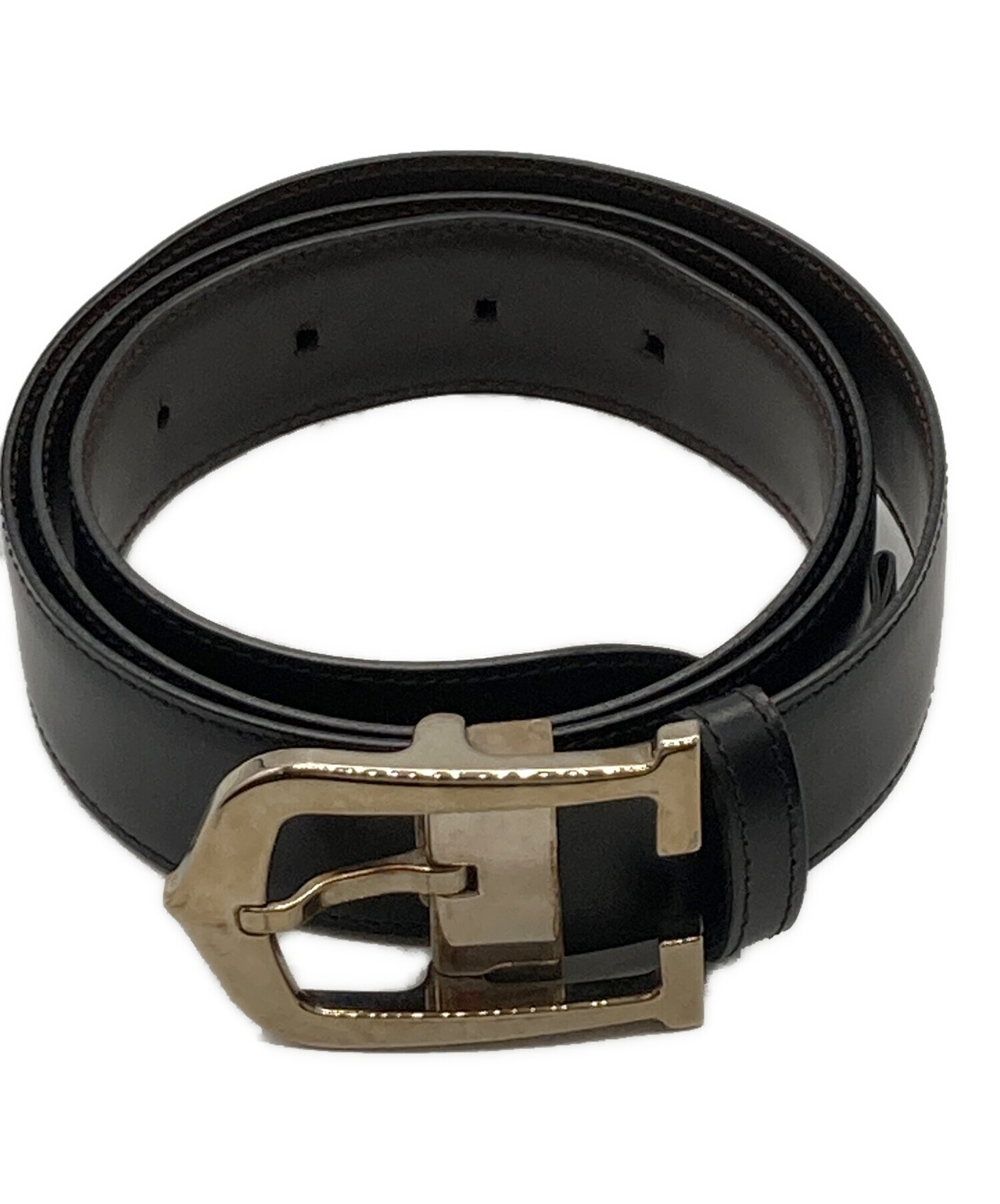中古・古着通販】Cartier (カルティエ) レザーベルト ブラック
