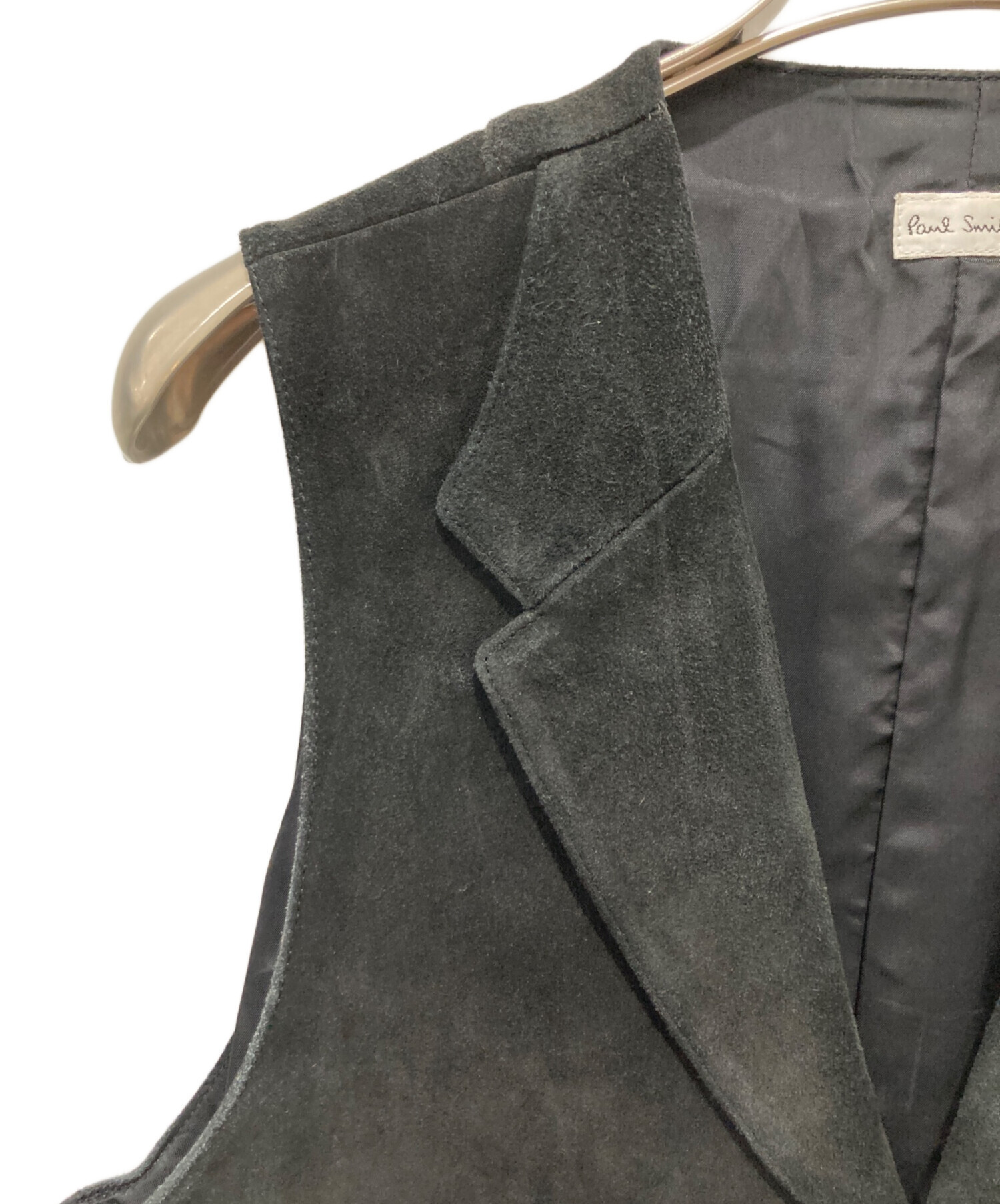 中古・古着通販】PAUL SMITH (ポールスミス) カウレザースエードベスト