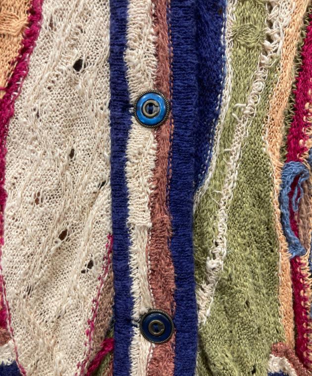 中古・古着通販】Coogi (クージー) 3Dニットカーディガン マルチカラー