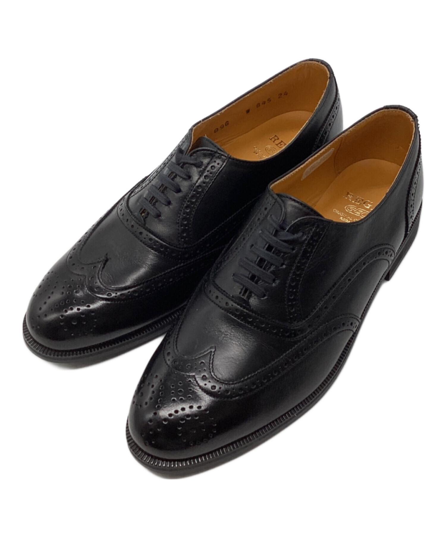 中古・古着通販】REGAL (リーガル) ウィングチップシューズ ブラック