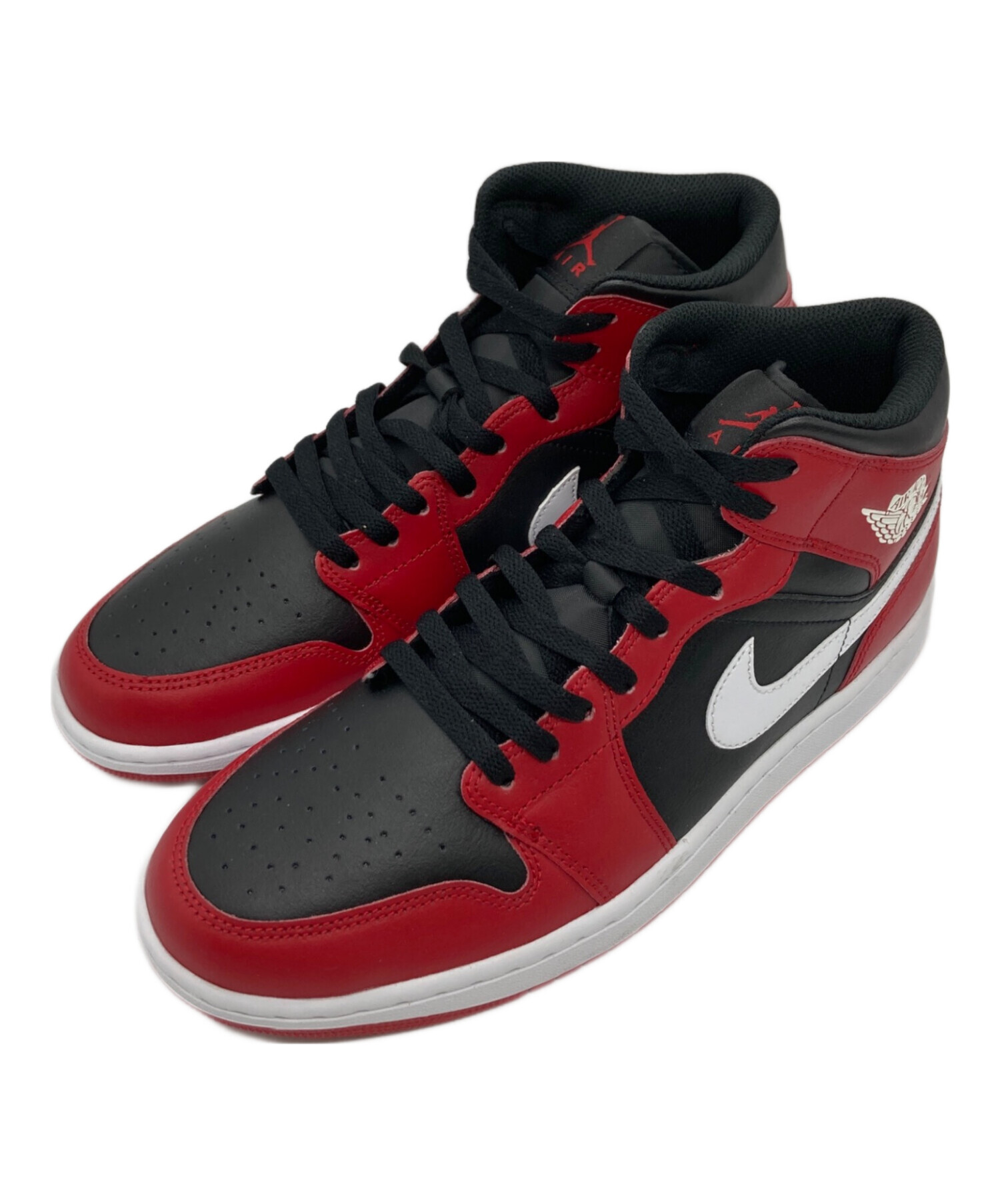 中古・古着通販】NIKE (ナイキ) ハイカットスニーカー ブラック×レッド 