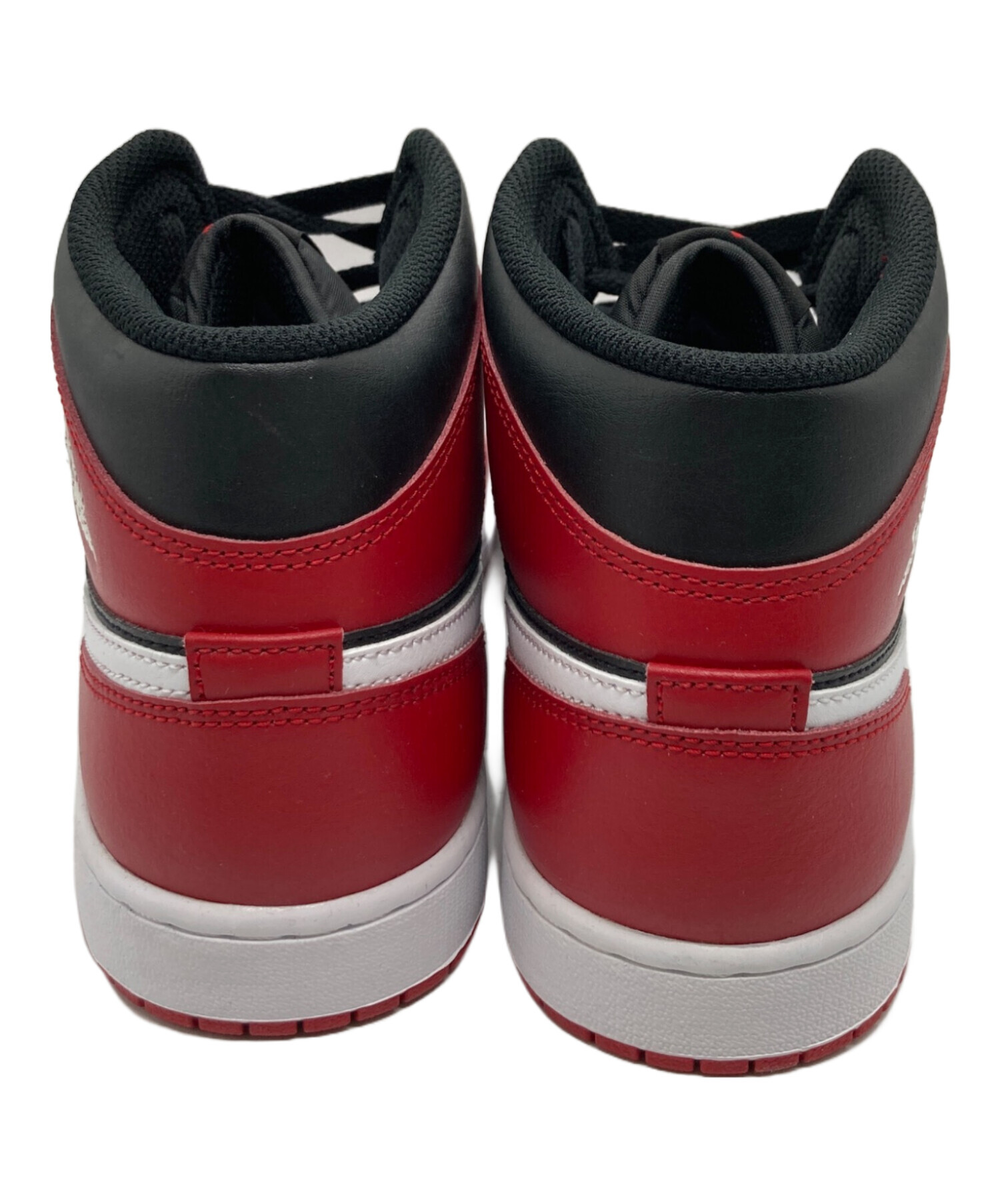 中古・古着通販】NIKE (ナイキ) ハイカットスニーカー ブラック×レッド 