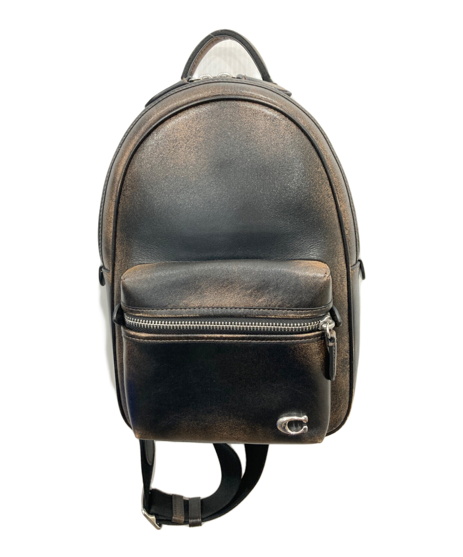 中古・古着通販】COACH (コーチ) チャーター パック・ラブド レザー