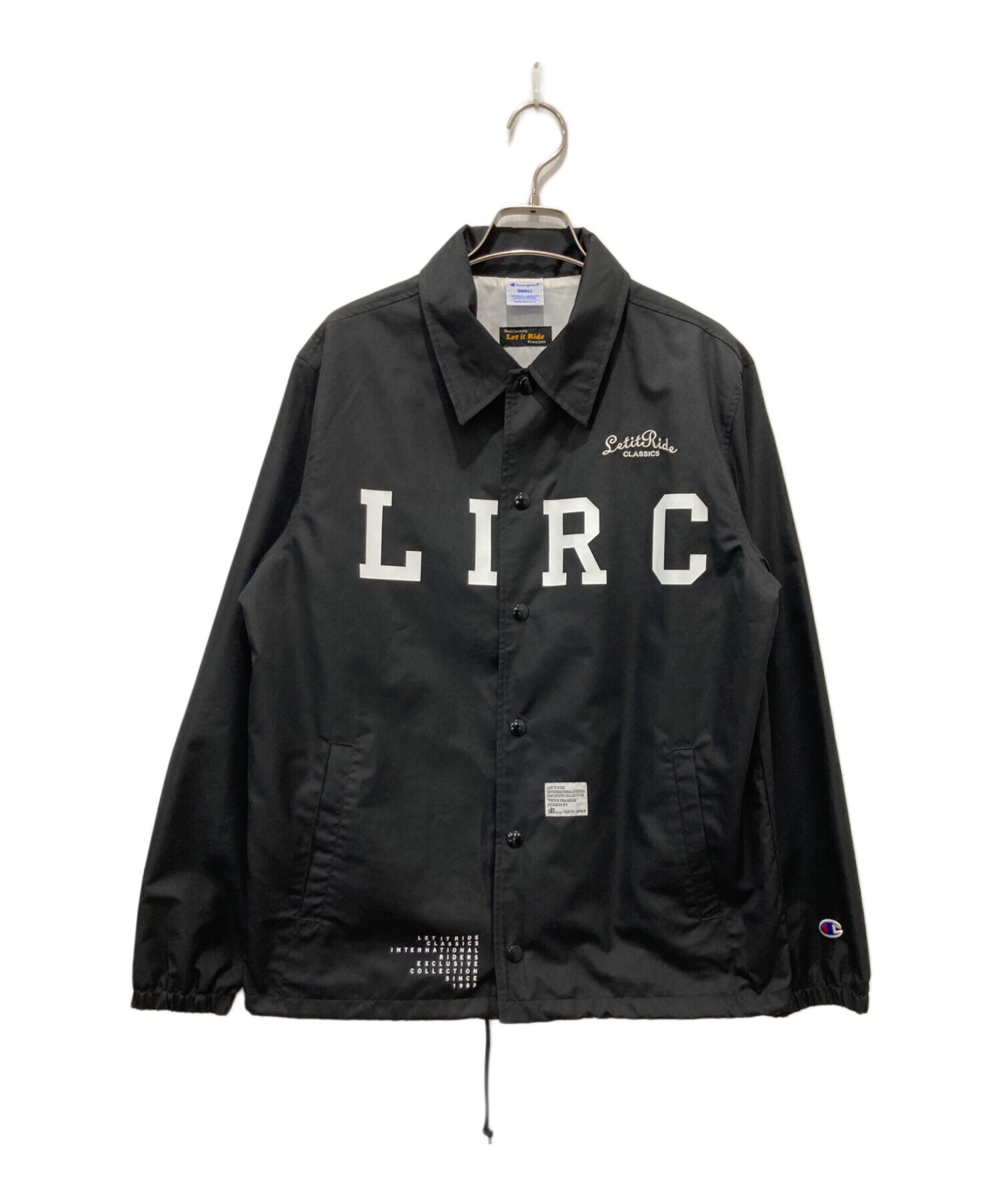 Let It Ride レットイットライドブラックジャケット 中古・古着通販】Champion (チャンピオン) Let it Ride (レットイット