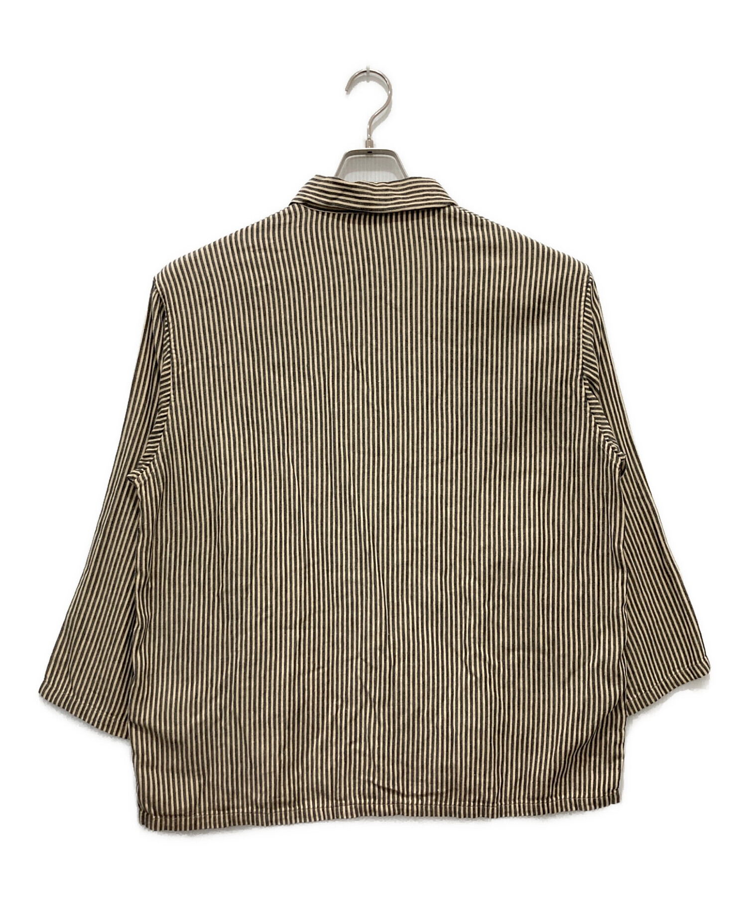 22SS COMOLI コモリ ストライプワークジャケット 2 中古・古着通販】COMOLI (コモリ) ストライプワークジャケット