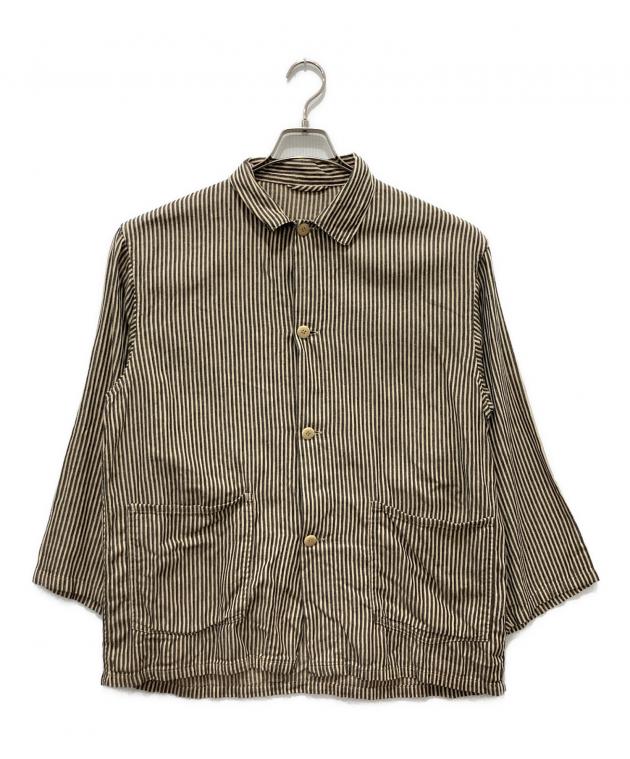 中古・古着通販】COMOLI (コモリ) ストライプワークジャケット