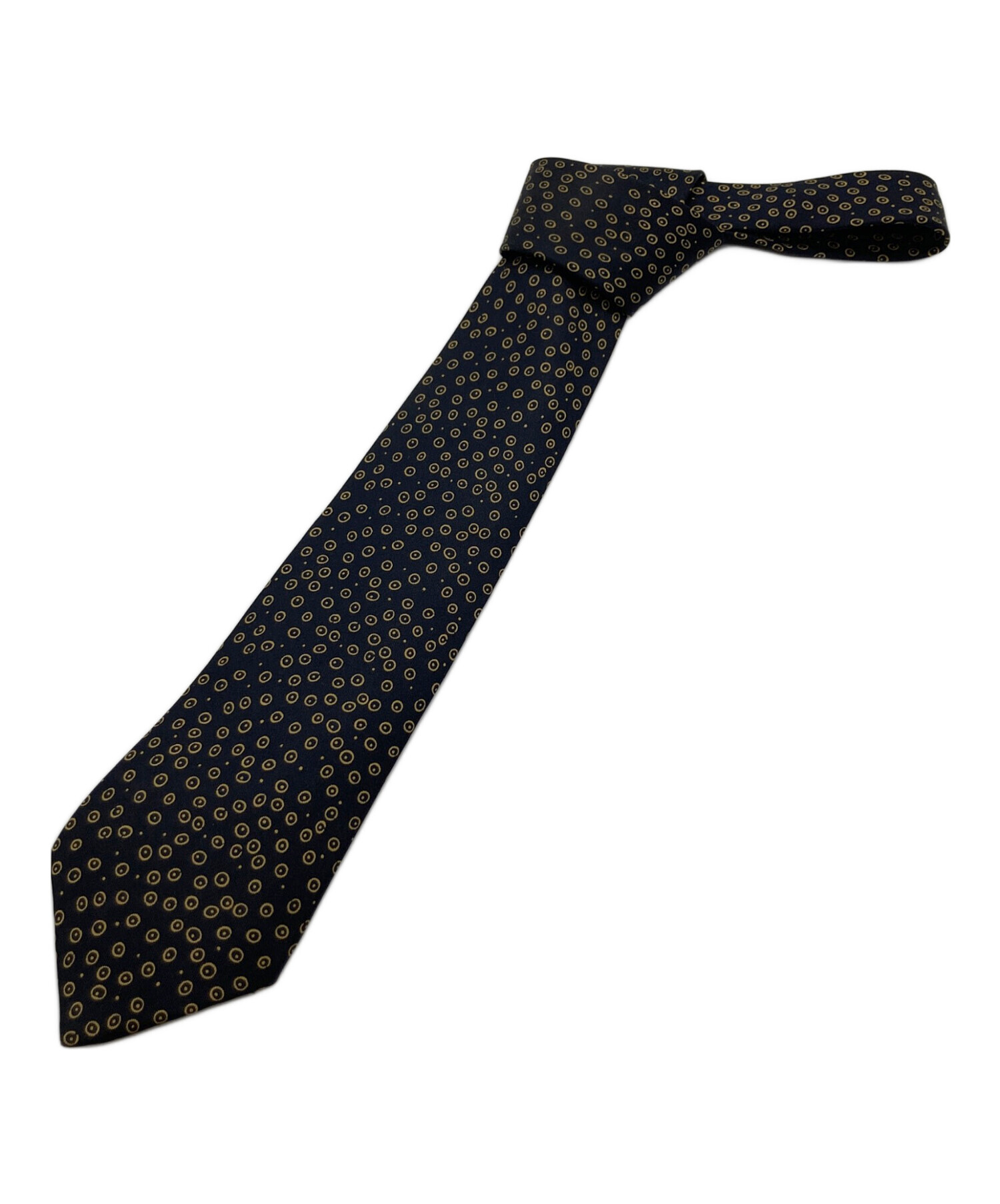 中古・古着通販】HERMES (エルメス) シルクネクタイ ブラック サイズ