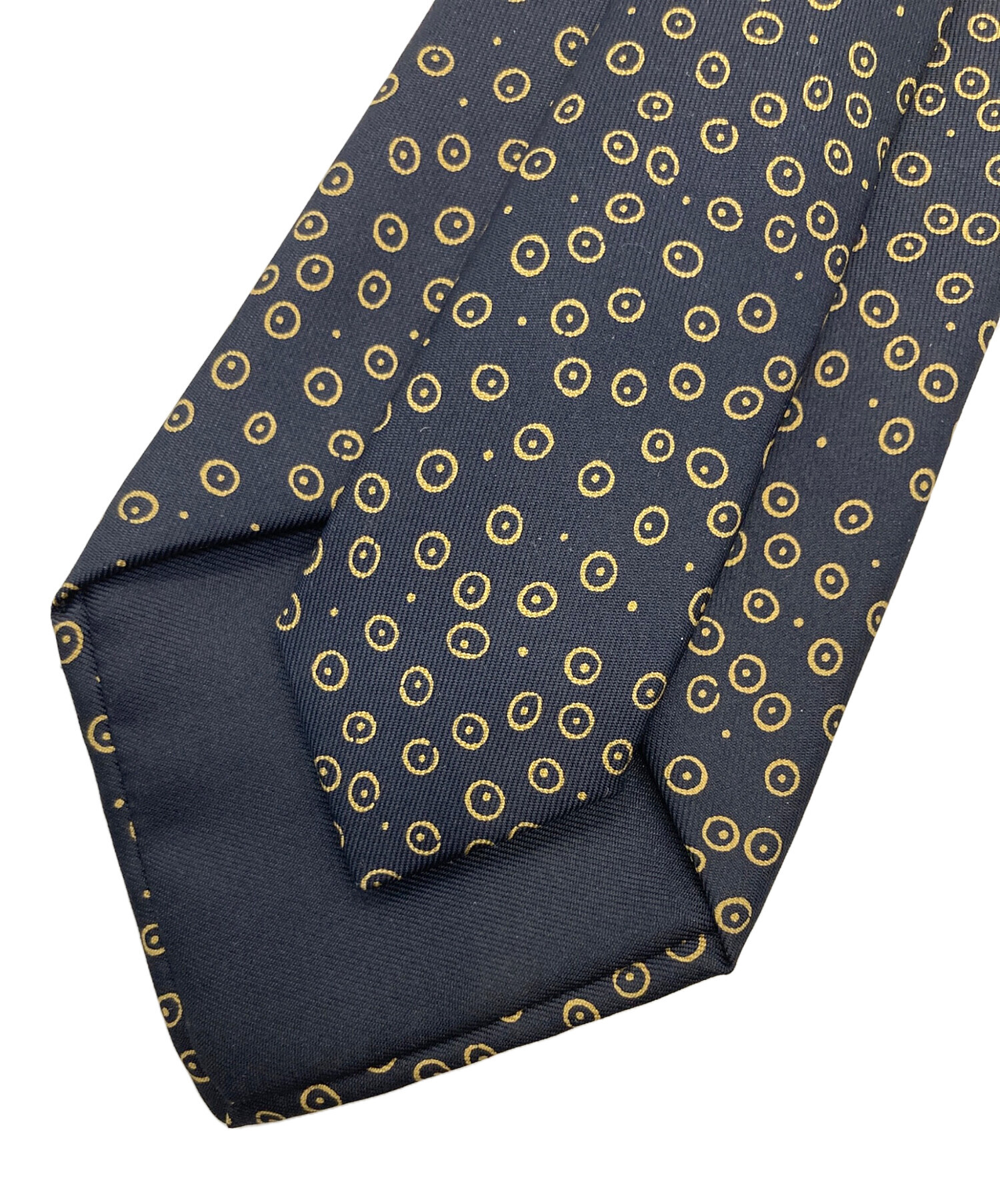 中古・古着通販】HERMES (エルメス) シルクネクタイ ブラック サイズ