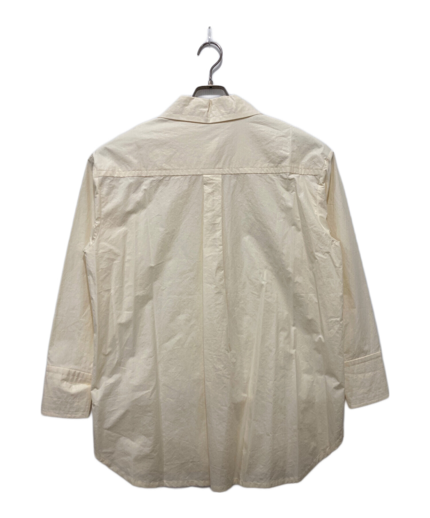 中古・古着通販】Ameri (アメリ) LONG COLLAR CALENDERING SHIRT 