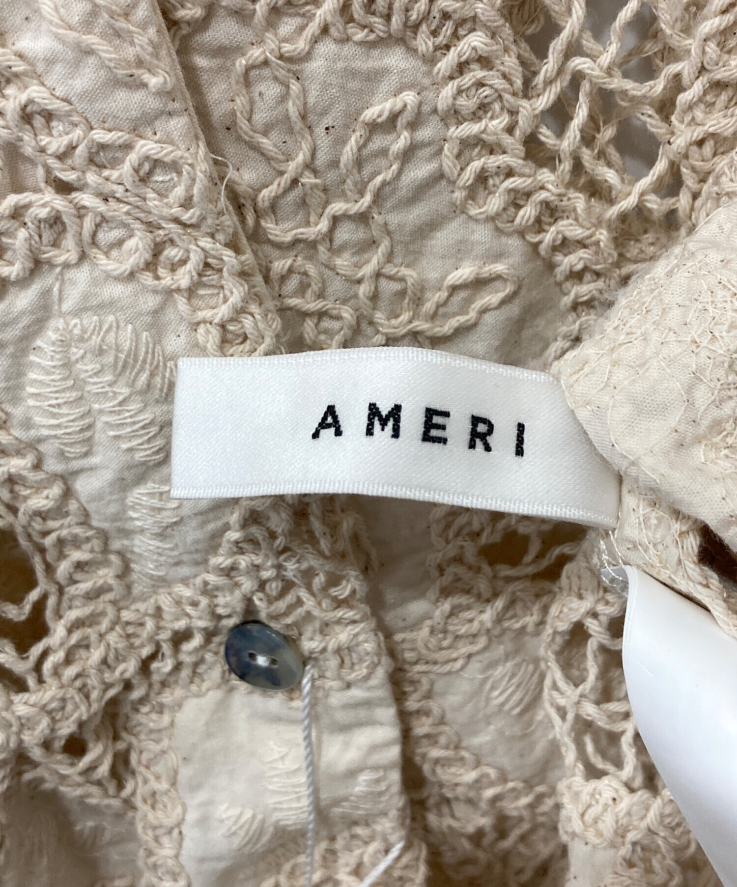 中古・古着通販】Ameri (アメリ) VINTAGE LIKE CODE LACE SHIRT 