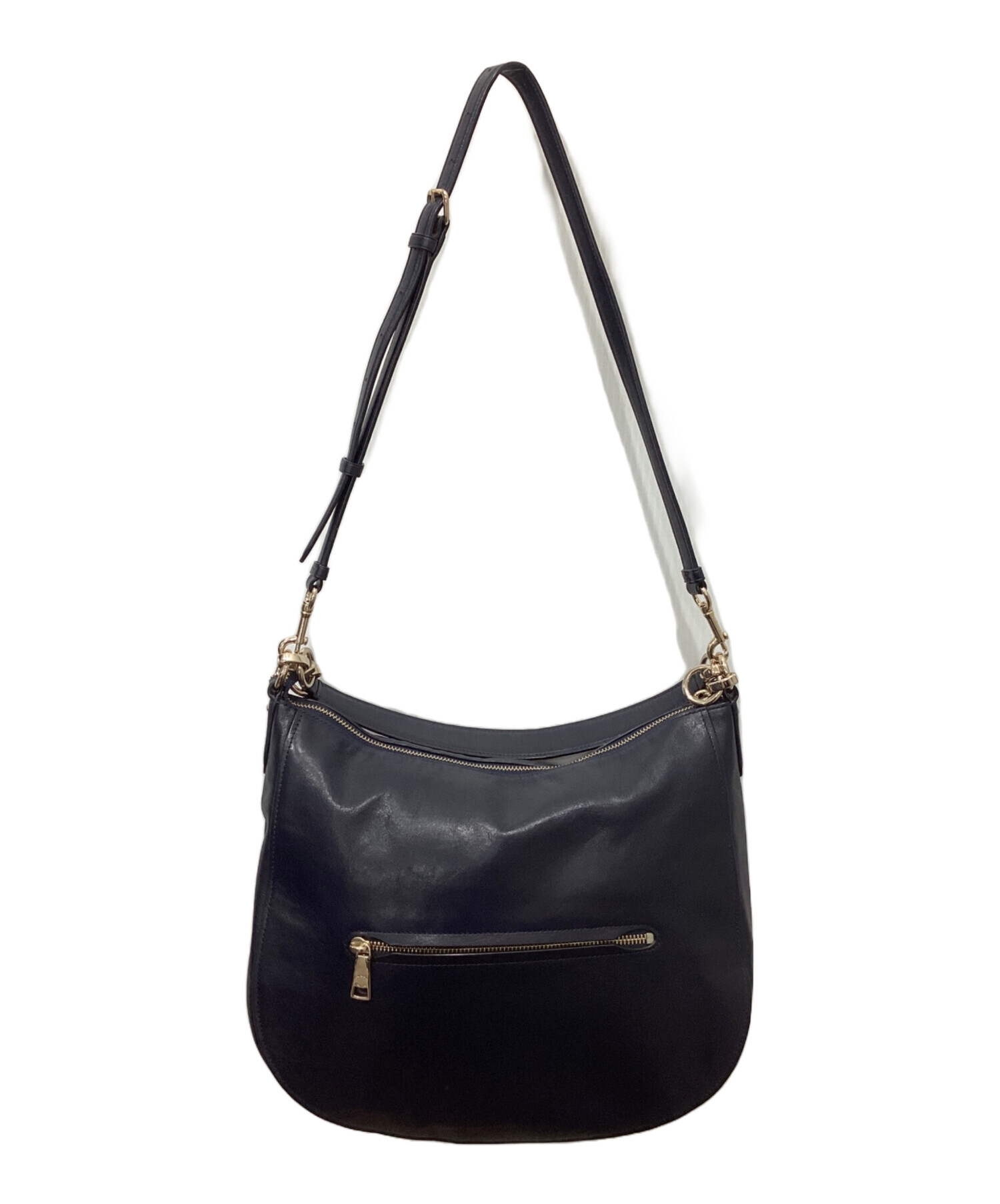 中古・古着通販】COACH (コーチ) 2WAYワンショルダーバッグ ネイビー 