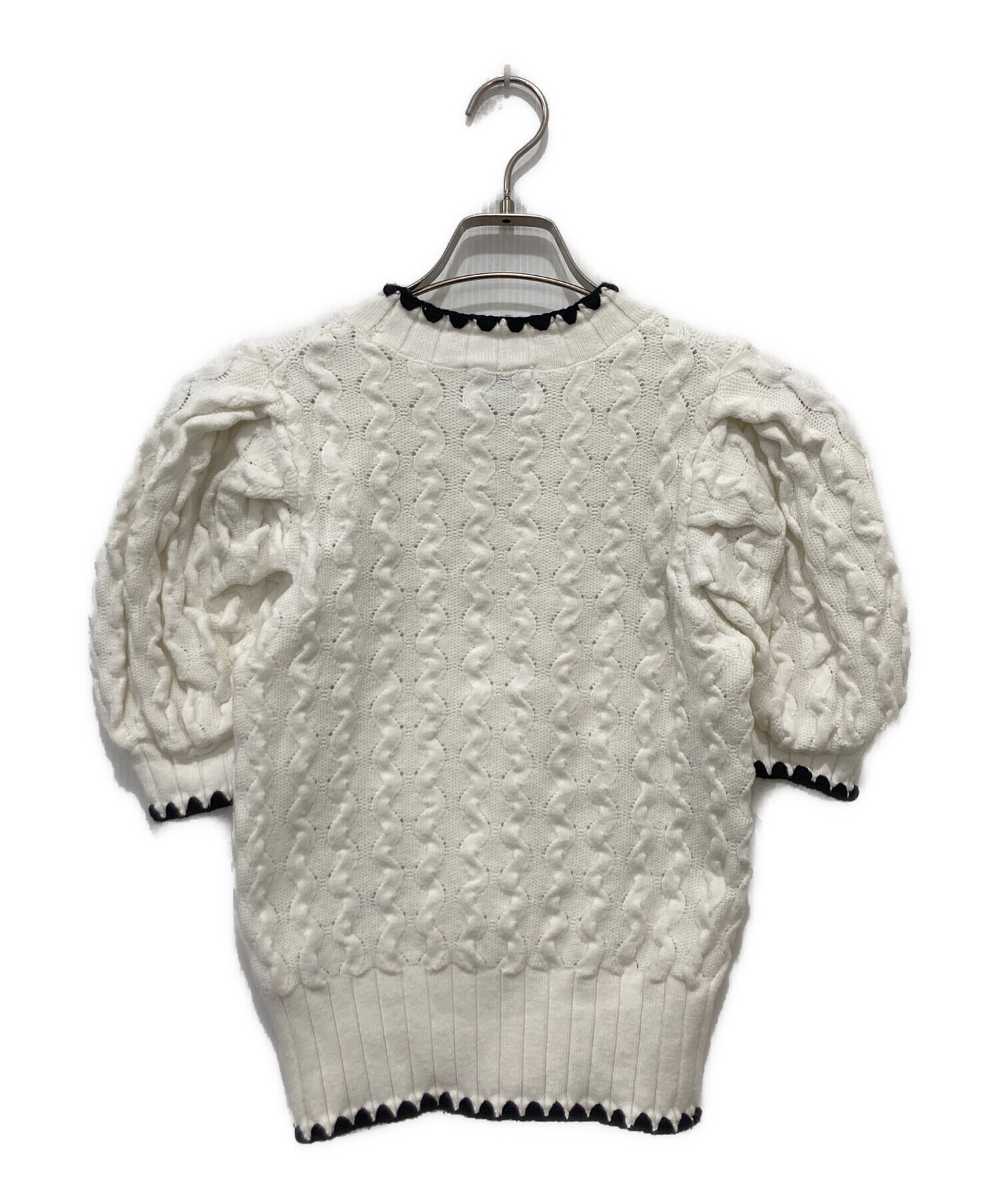 中古・古着通販】Bibiy. (ビビィ) B.PUFF KNIT ホワイト サイズ:Free