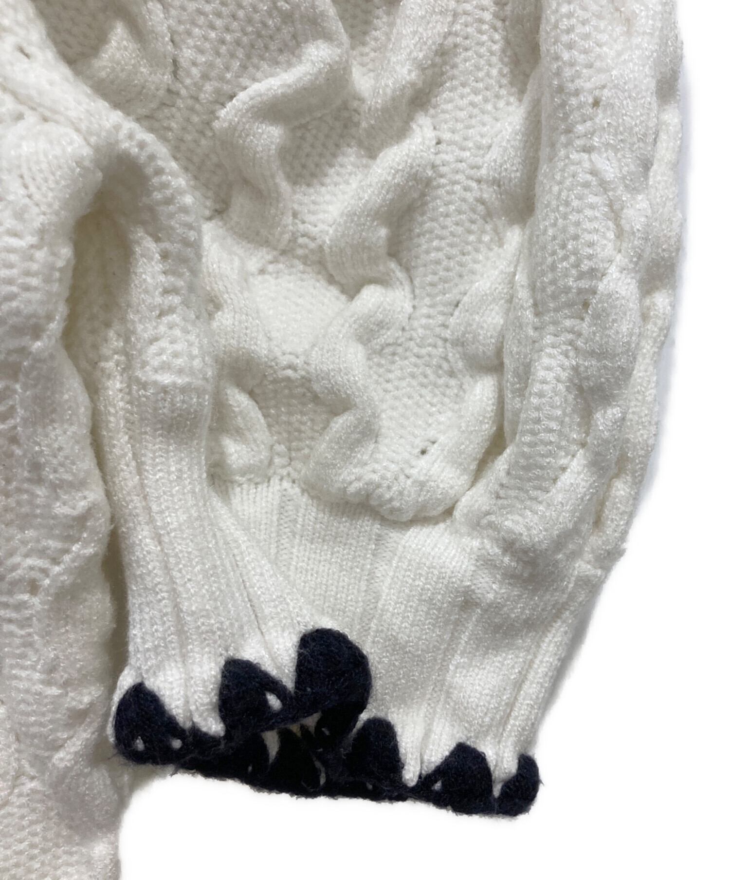 その他 B. PUFF KNIT bibiy white 中古・古着通販】Bibiy. (ビビィ) B.PUFF KNIT ホワイト サイズ:Free