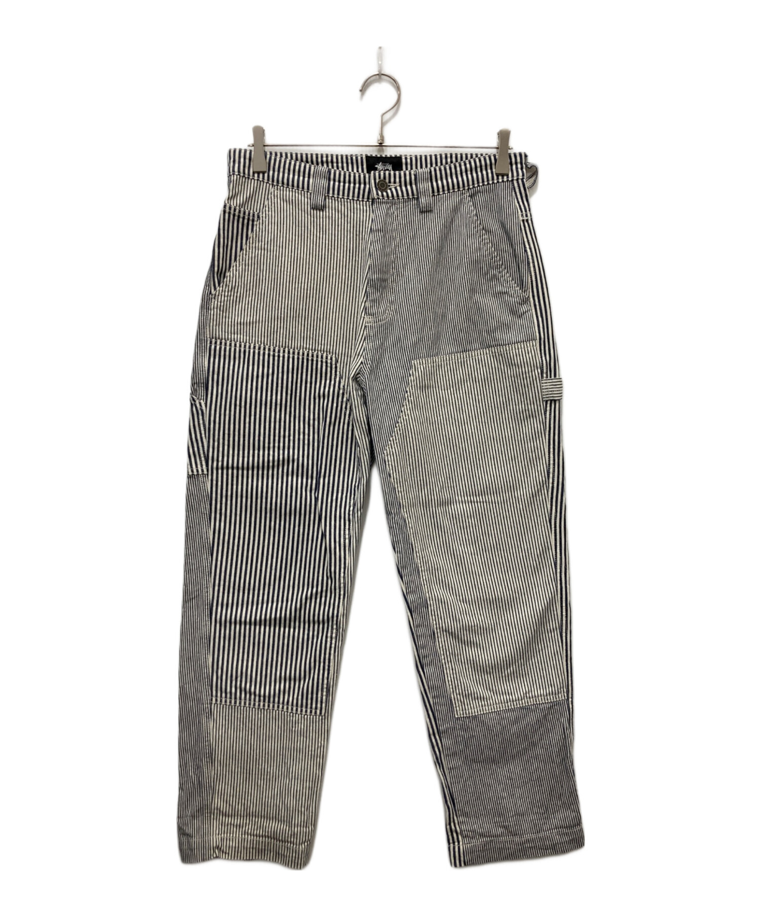 中古・古着通販】stussy (ステューシー) ヒッコリーダブルニーパンツ