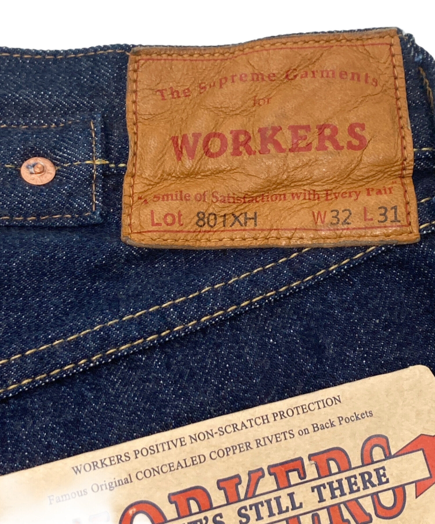 中古・古着通販】WORKERS (ワーカーズ) 801XH Straight Jeans / 801XH