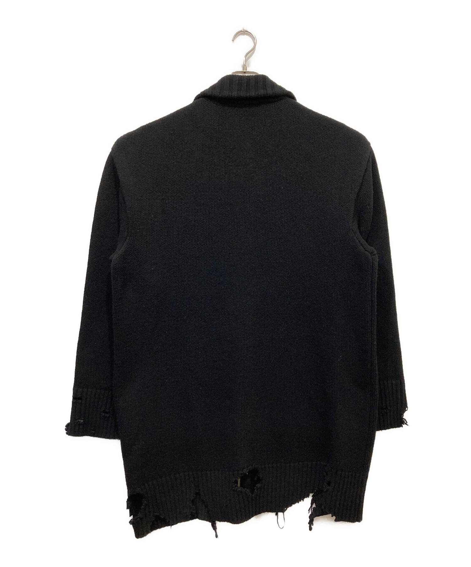 中古・古着通販】DIESEL (ディーゼル) デストロイ加工ジップアップ