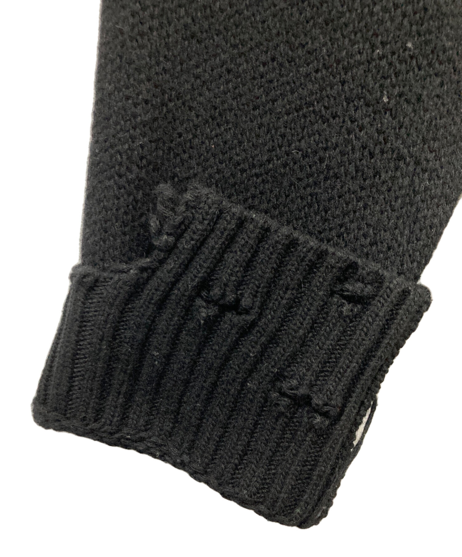 中古・古着通販】DIESEL (ディーゼル) デストロイ加工ジップアップ 