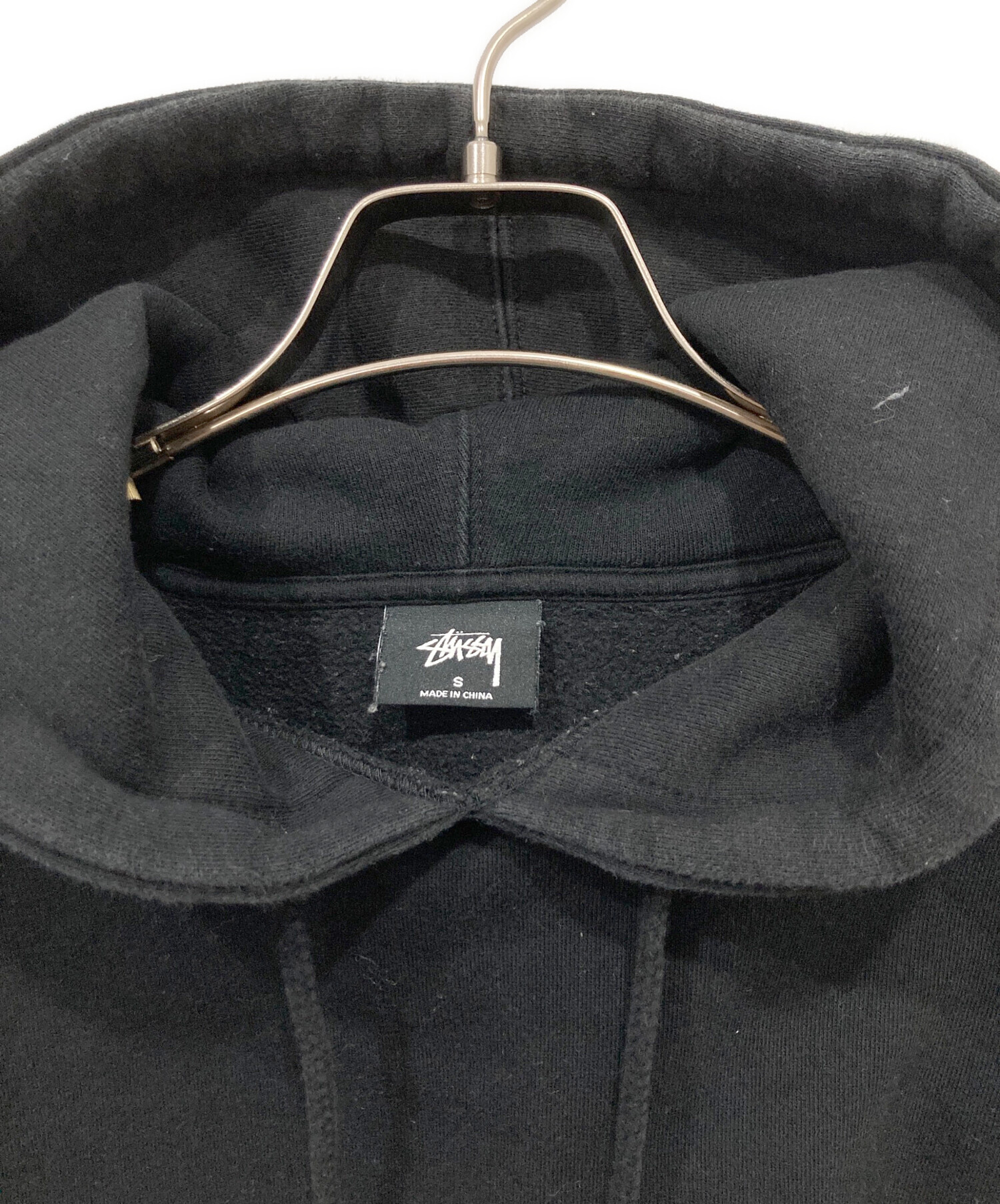 中古・古着通販】stussy (ステューシー) フードロゴ刺繍パーカー