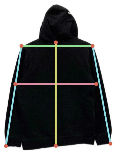 中古・古着通販】stussy (ステューシー) フードロゴ刺繍パーカー