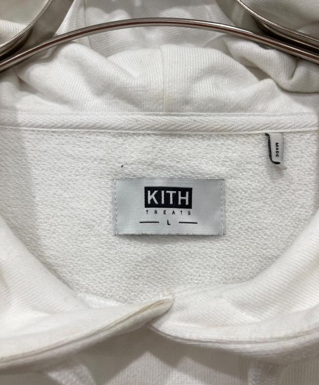 中古・古着通販】KITH (キス) パーカー ホワイト サイズ:L｜ブランド