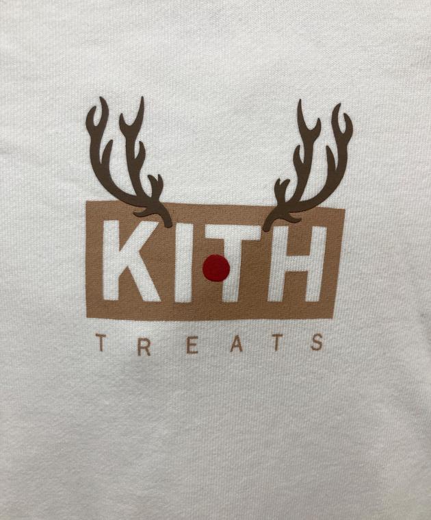 中古・古着通販】KITH (キス) パーカー ホワイト サイズ:L｜ブランド