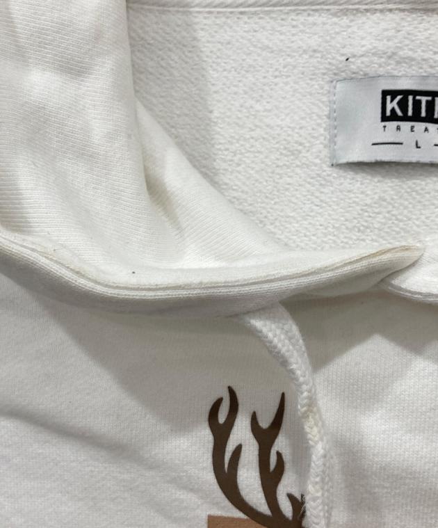 中古・古着通販】KITH (キス) パーカー ホワイト サイズ:L｜ブランド