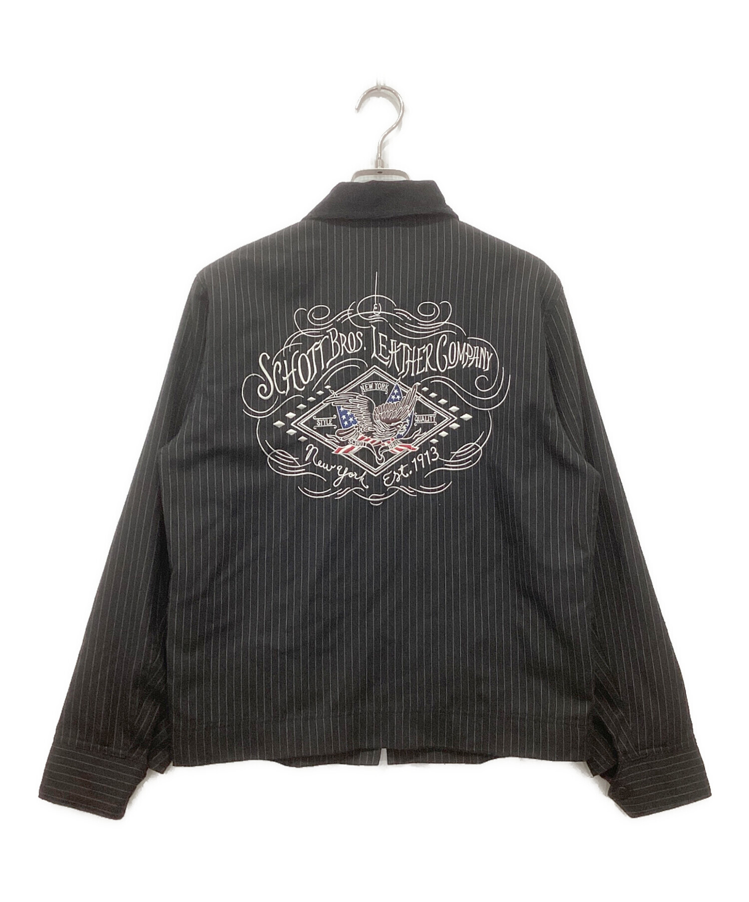 中古・古着通販】Schott (ショット) ストライプワークジャケット 