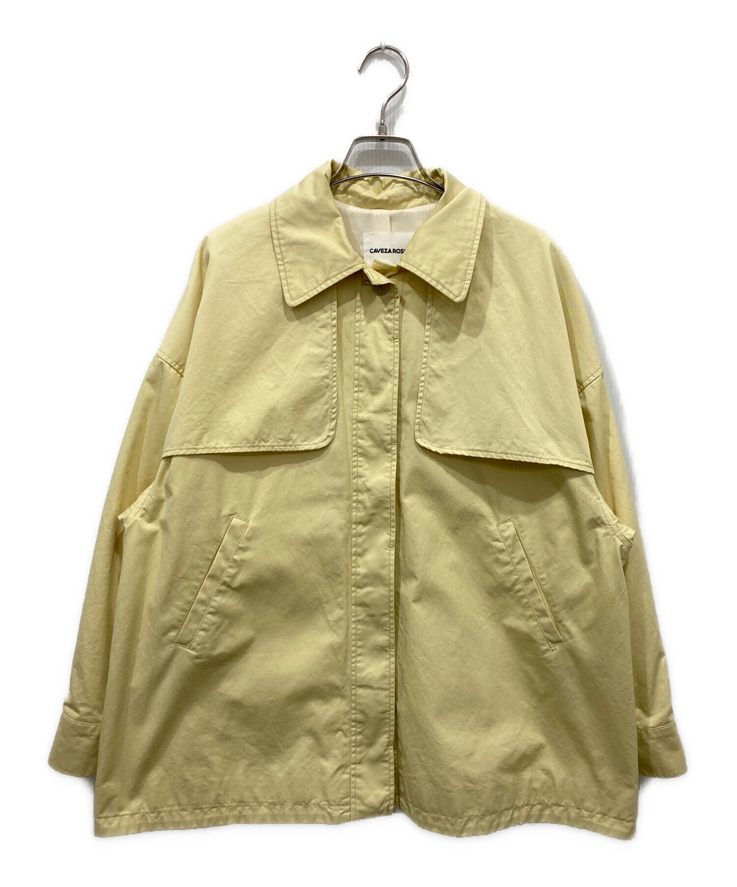 CAVEZA ROSSO ステンカラータックスリーブブルゾン 中古・古着通販】CAVEZA ROSSO (カベサ ロッソ) ステンカラータック