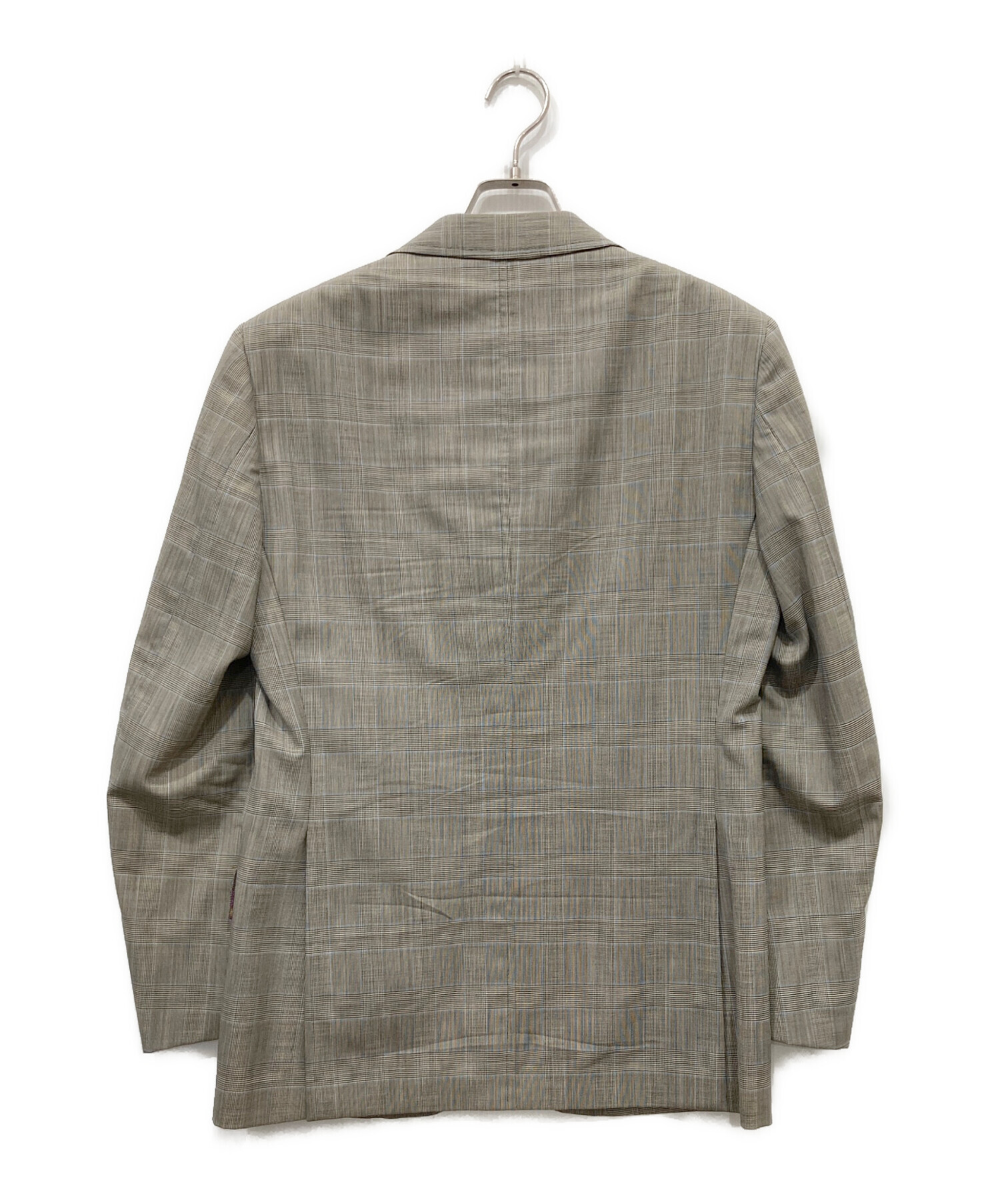 中古・古着通販】ETRO (エトロ) 裏総柄チェック3Bジャケット グレー 