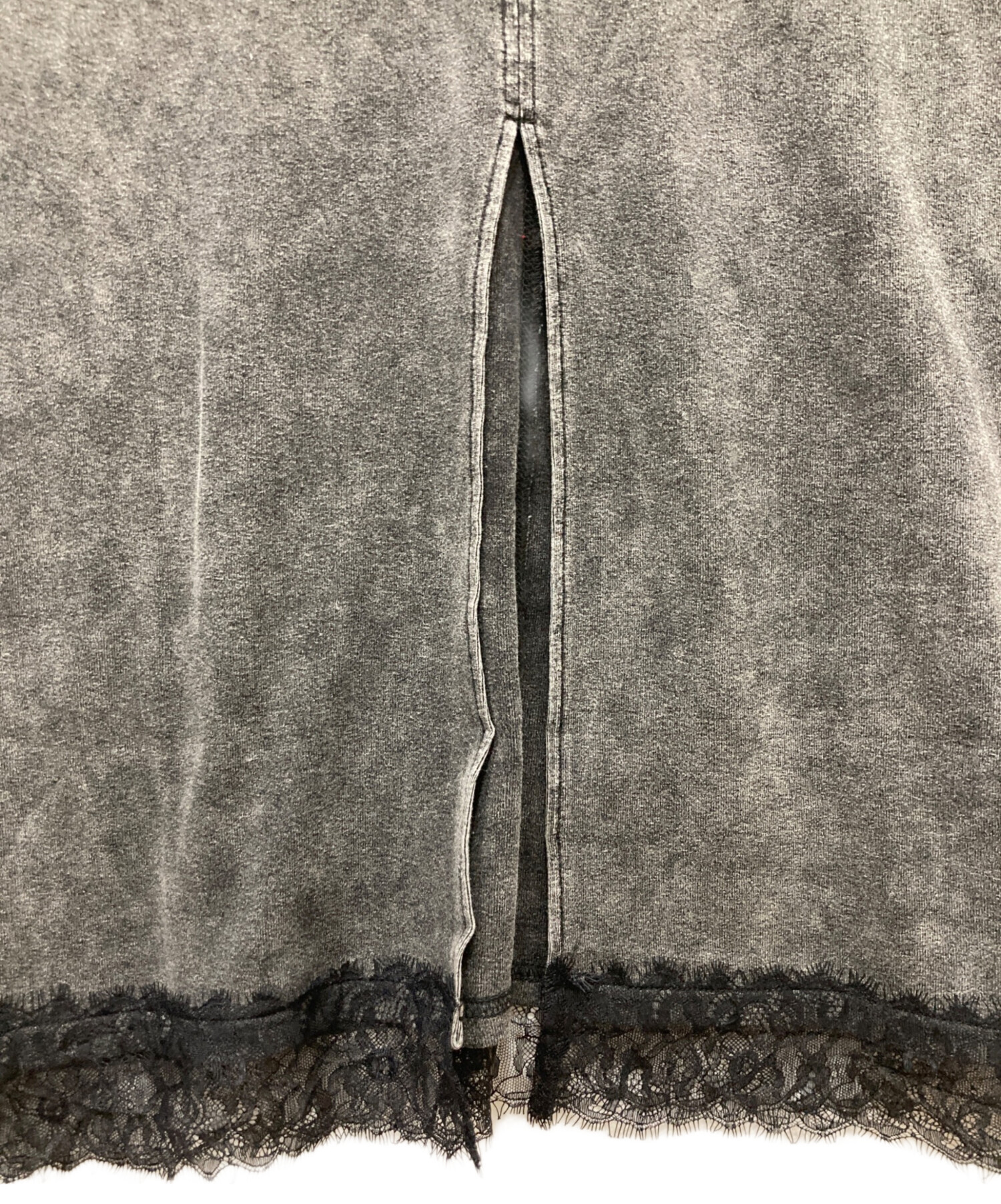 中古・古着通販】Ameri (アメリ) MEDI 2WAY DENIM LIKE LACE DOCKING