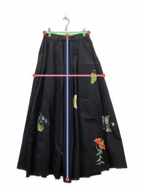 中古・古着通販】Ameri (アメリ) ELEANOR VOLUME TUCK SKIRT ブラック