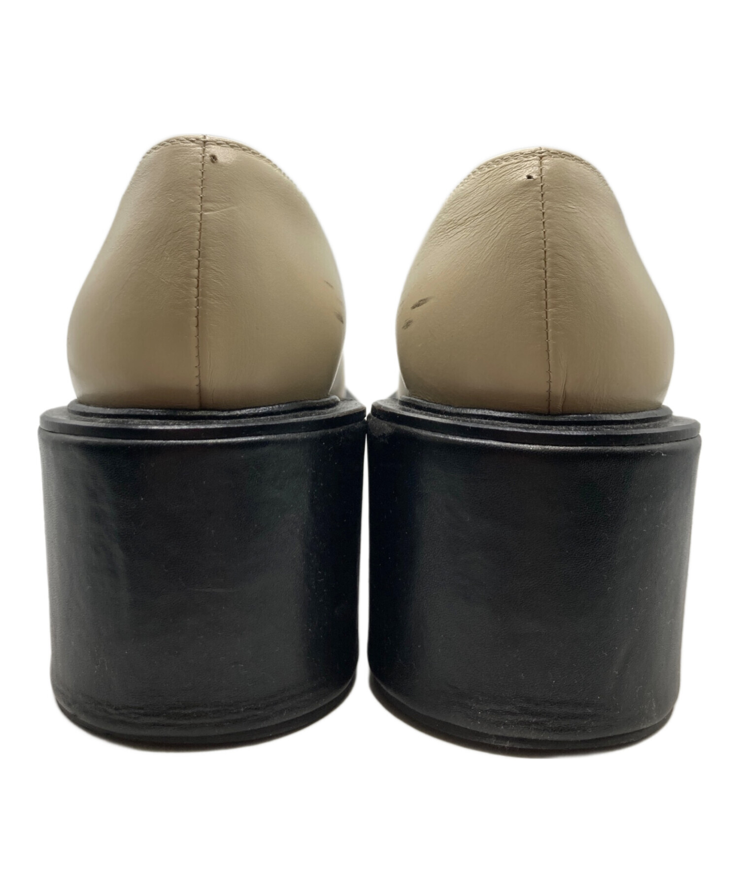 中古・古着通販】CLANE (クラネ) VOLUME SOLE SHOES ベージュ サイズ 
