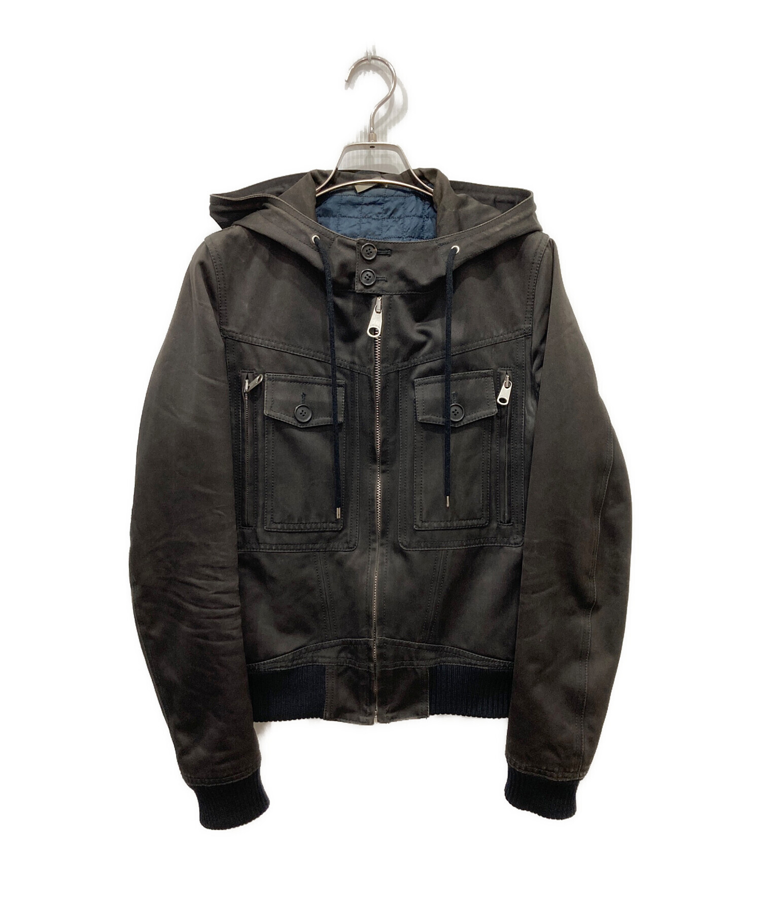 中古・古着通販】DIOR HOMME (ディオール オム) フーデットブルゾン 