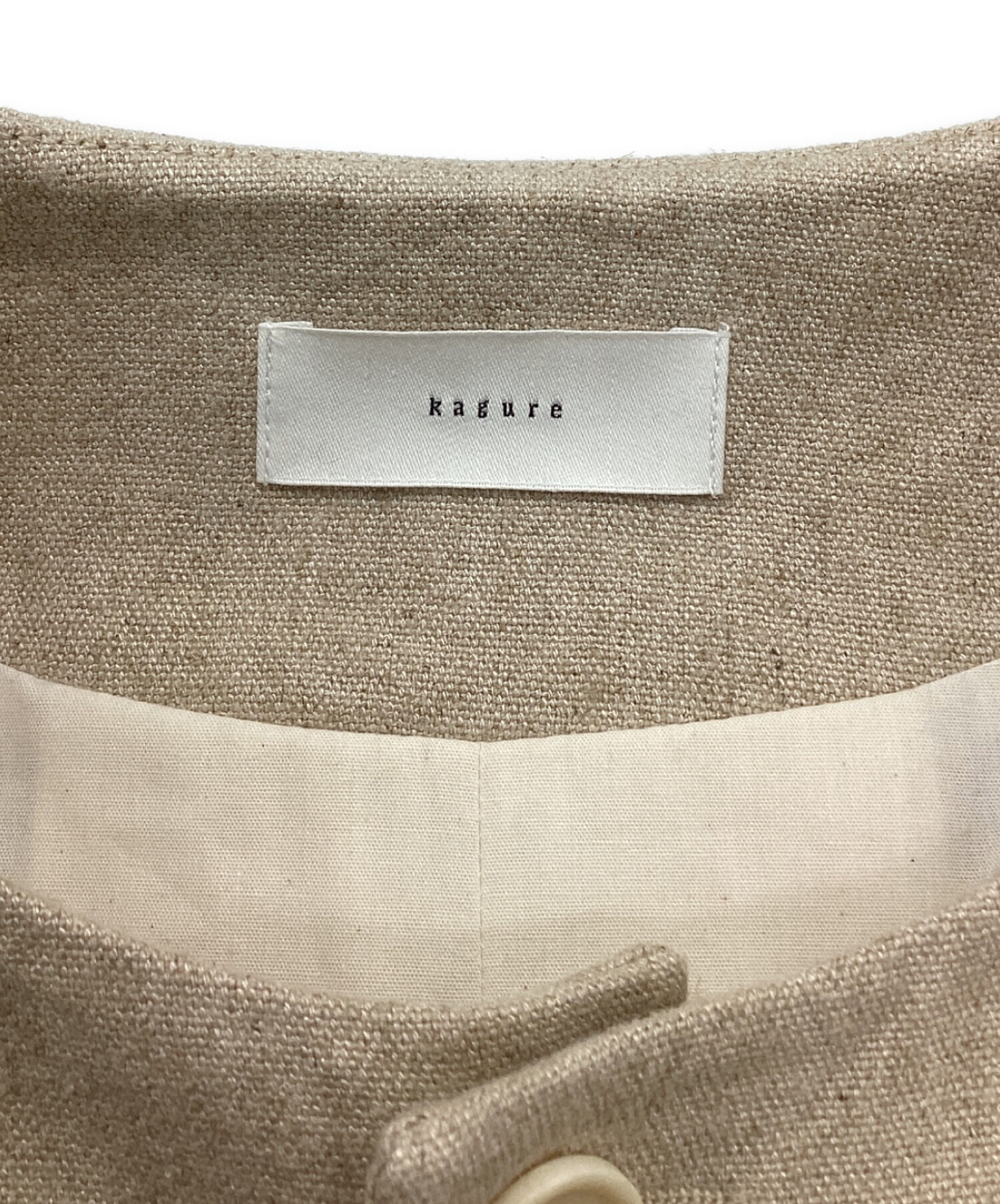 中古・古着通販】KAGURE (カグレ) リネンレーヨンテントコート
